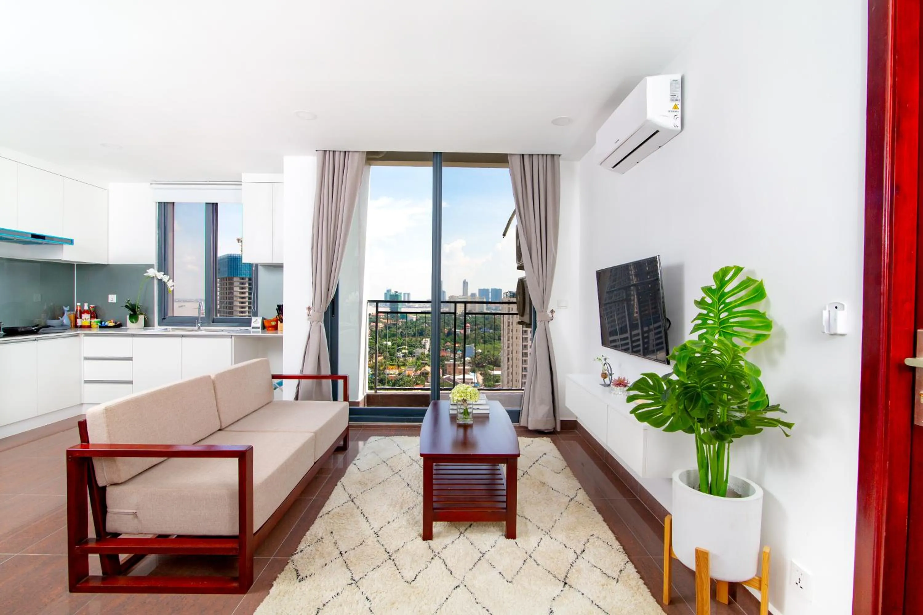 Living room in MekongView 6 CondoTel