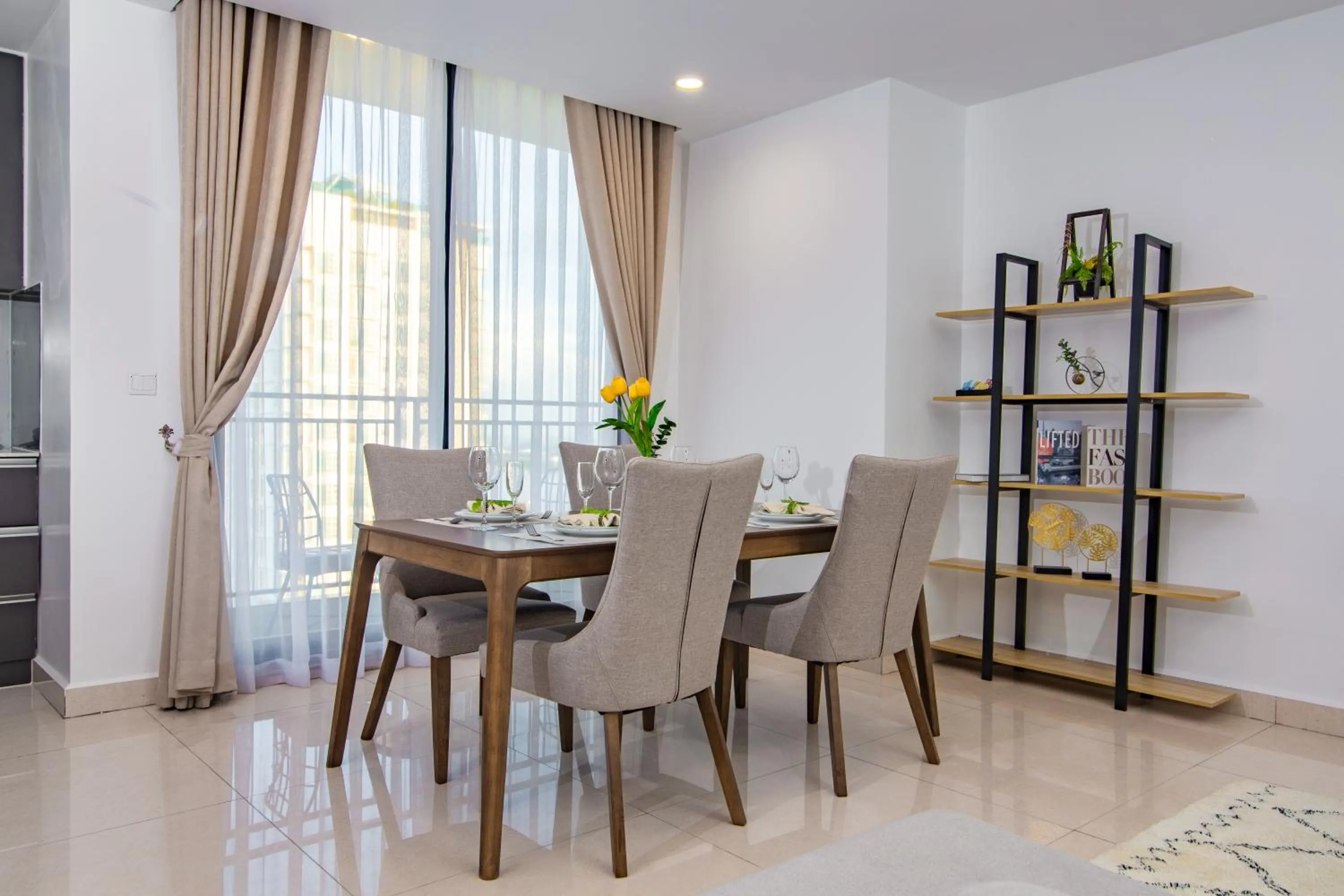Dining area in MekongView 6 CondoTel