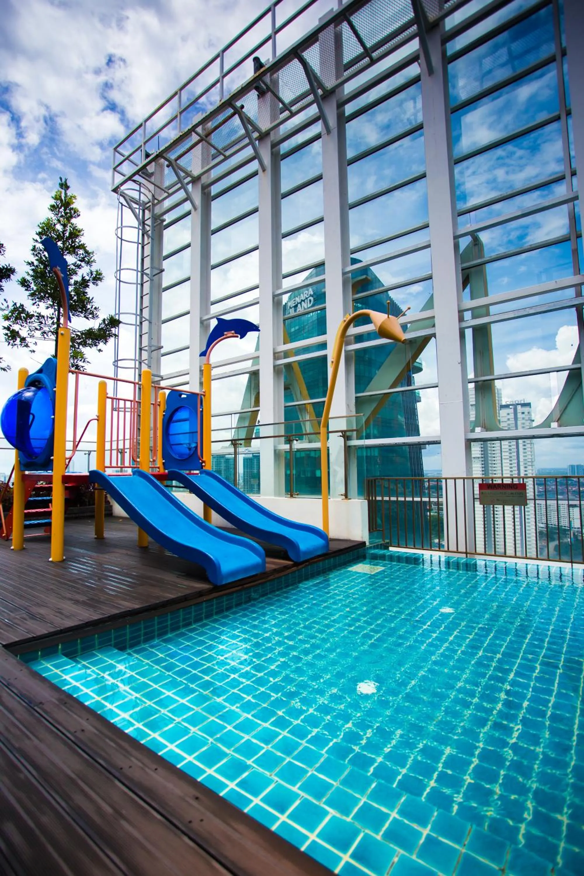 Children play ground in Suasana suites By The one