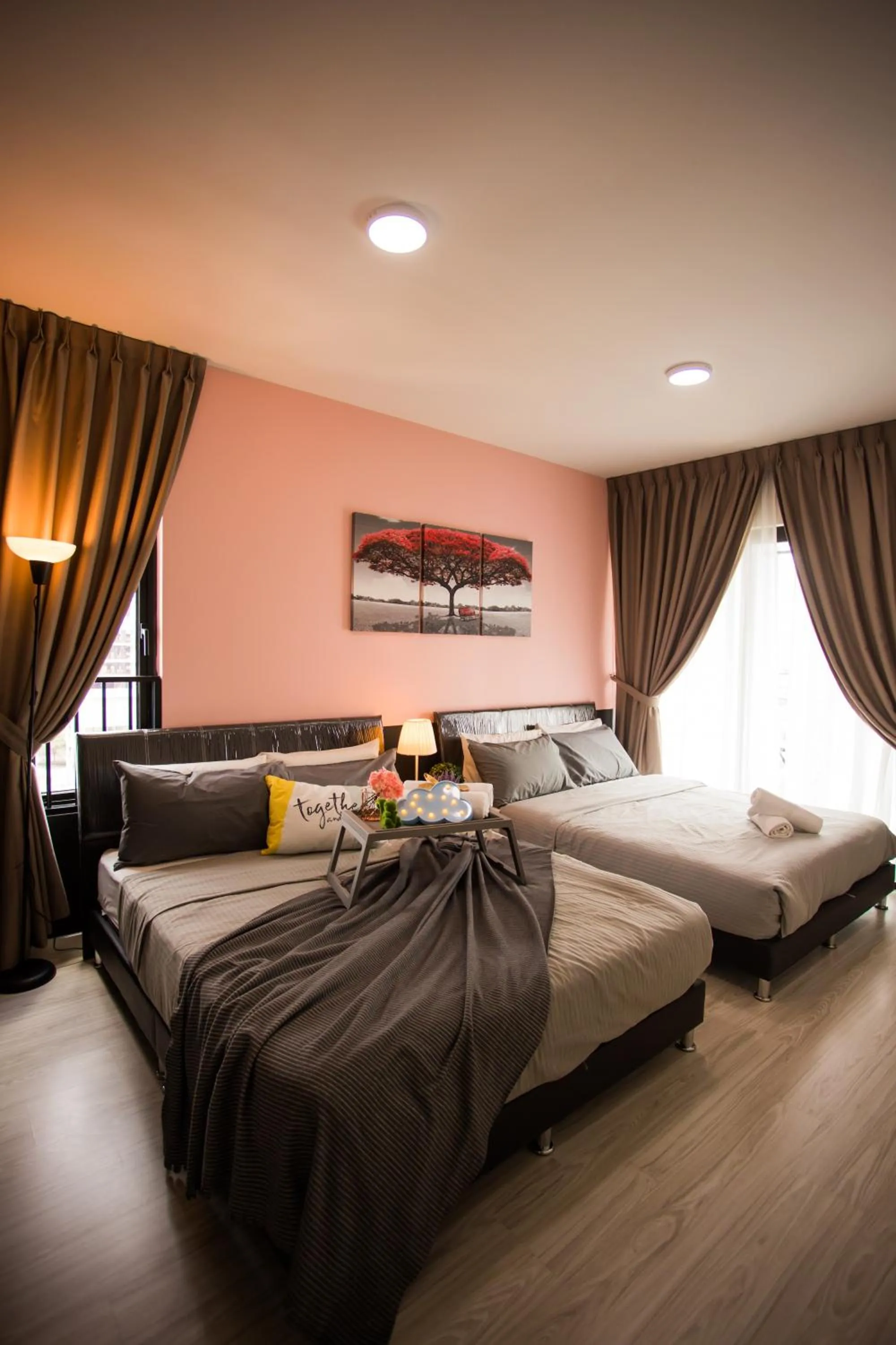 Bedroom, Bed in Suasana suites By The one