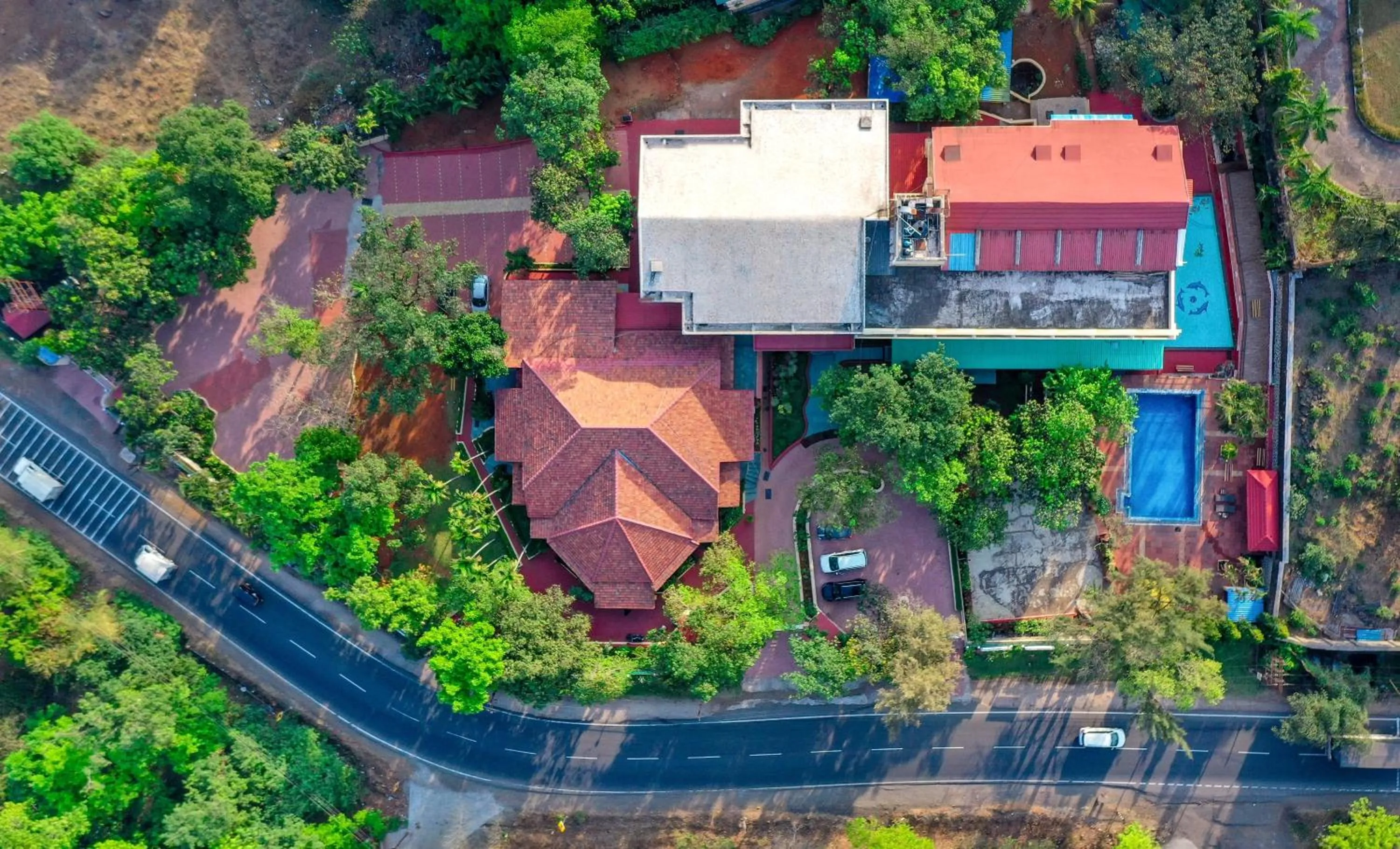 Bird's eye view in Zaras Resort Khandala