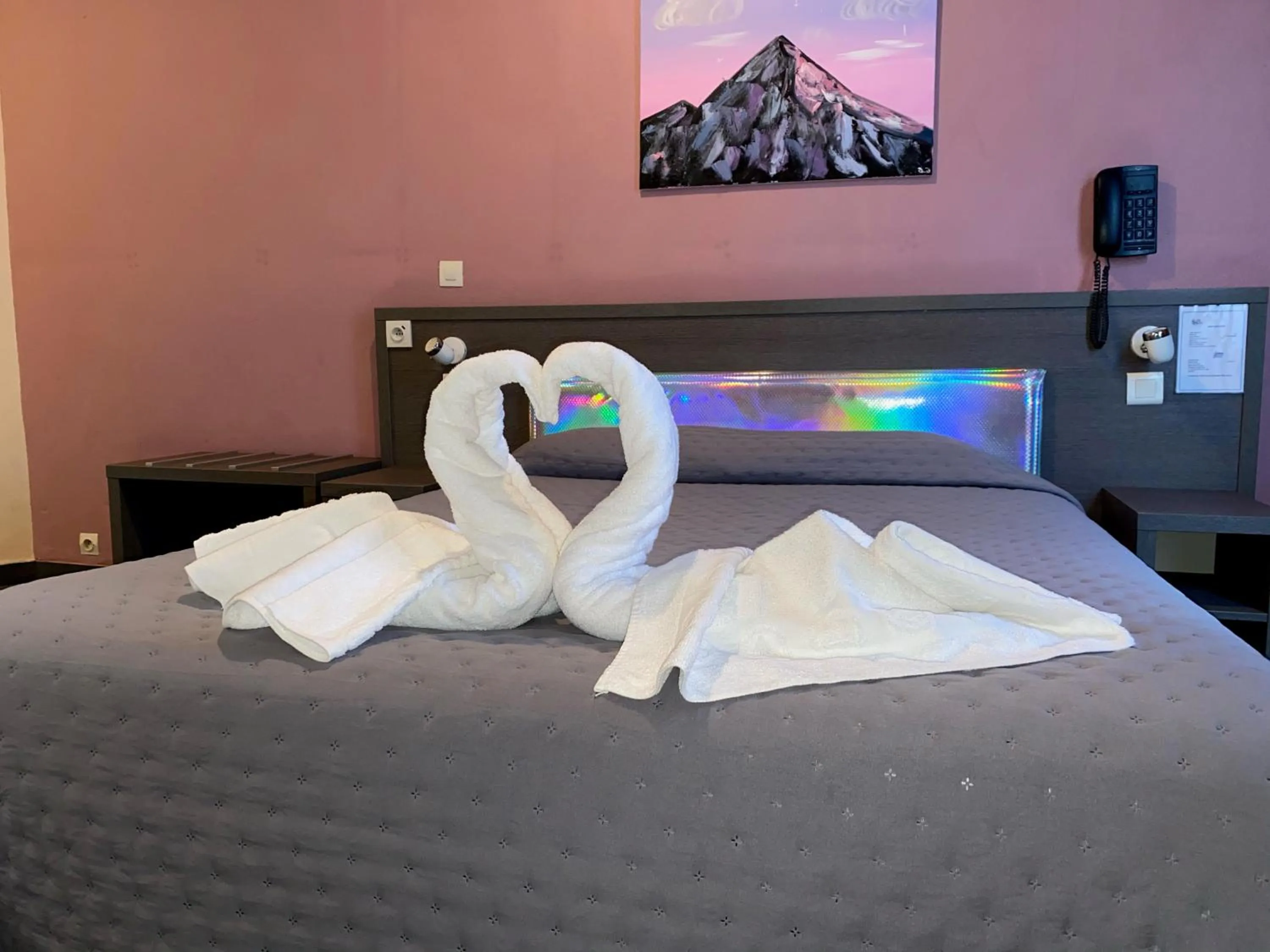 Bed in Aero Hotel