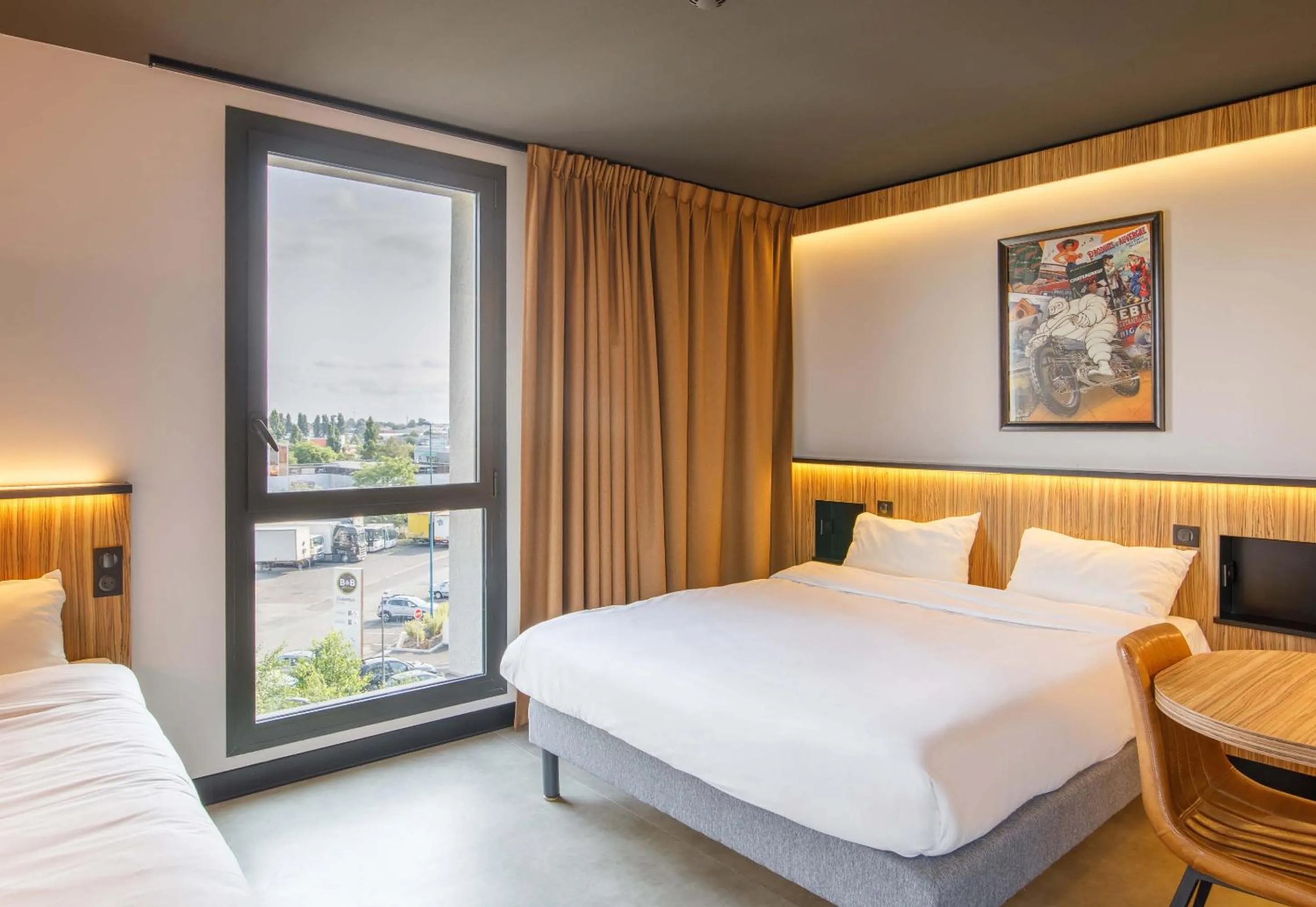 Bedroom, Bed in B&B HOTEL Clermont-Ferrand A71-A75 La Méridienne