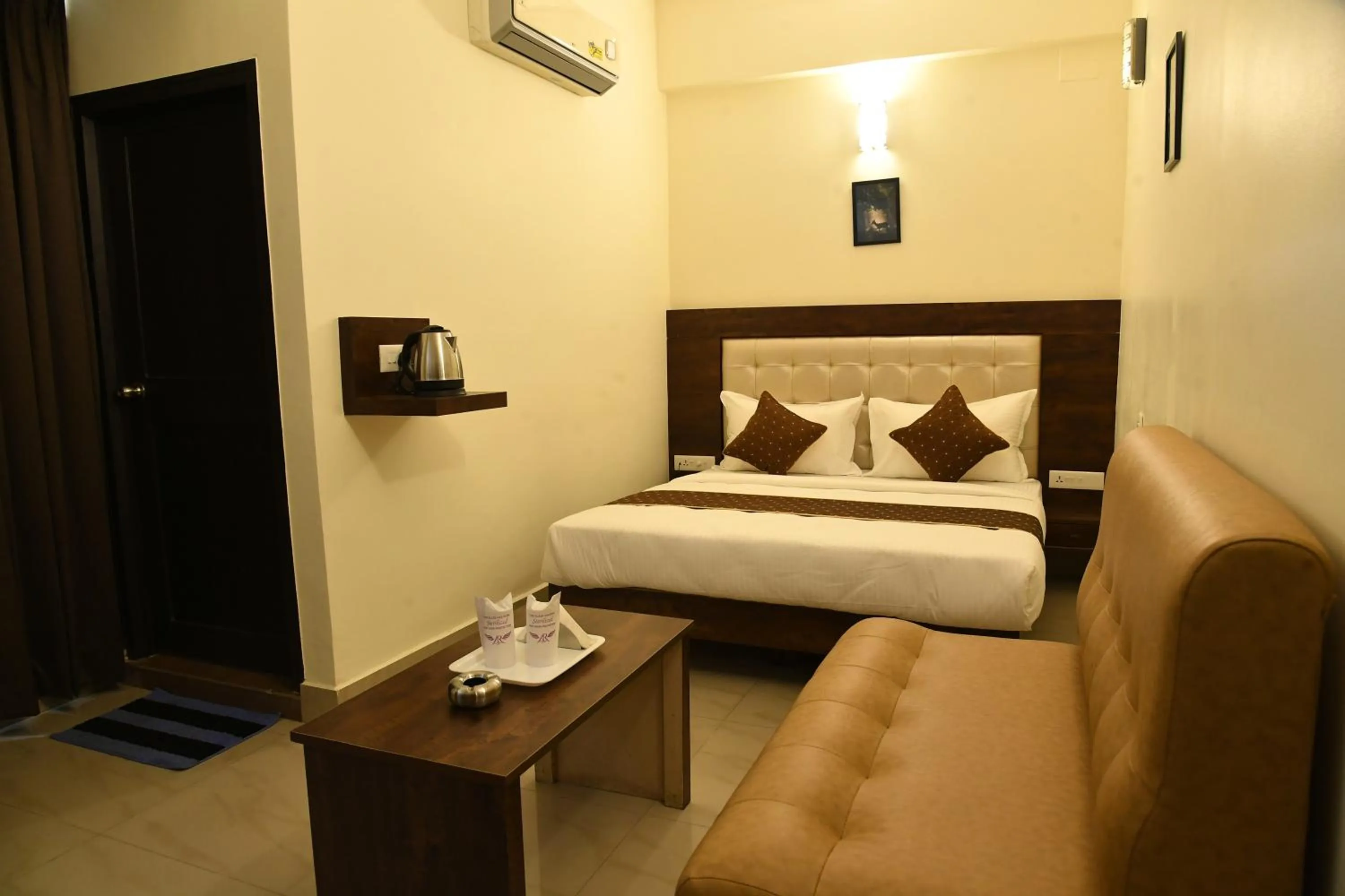 Bed in ADVAITHA RESIDENCY