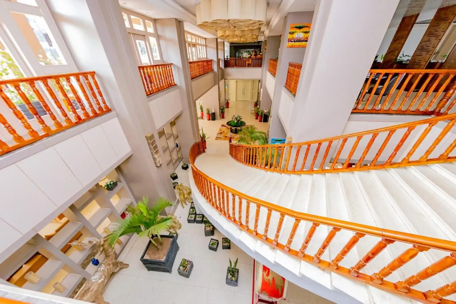 Lobby or reception in M Hotel Kigali Lobby or reception in M Hotel Kigali