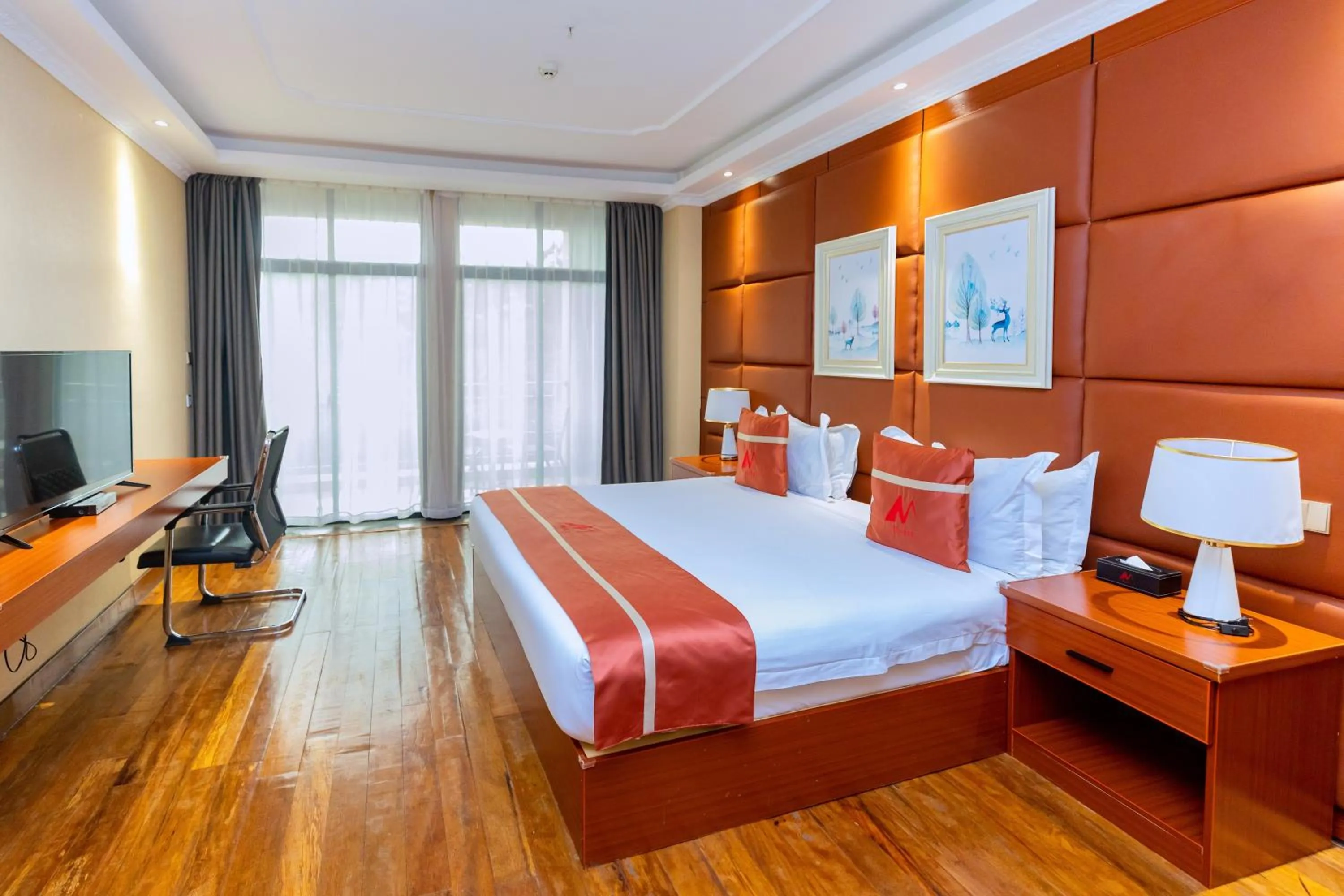 Photo of the whole room, Bed in M Hotel Kigali