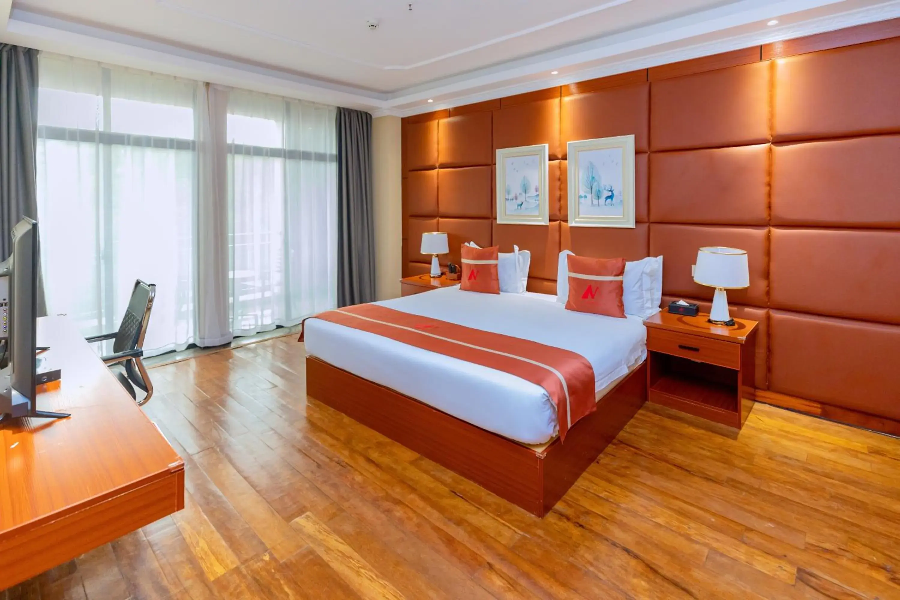 Bed in M Hotel Kigali Bed in M Hotel Kigali