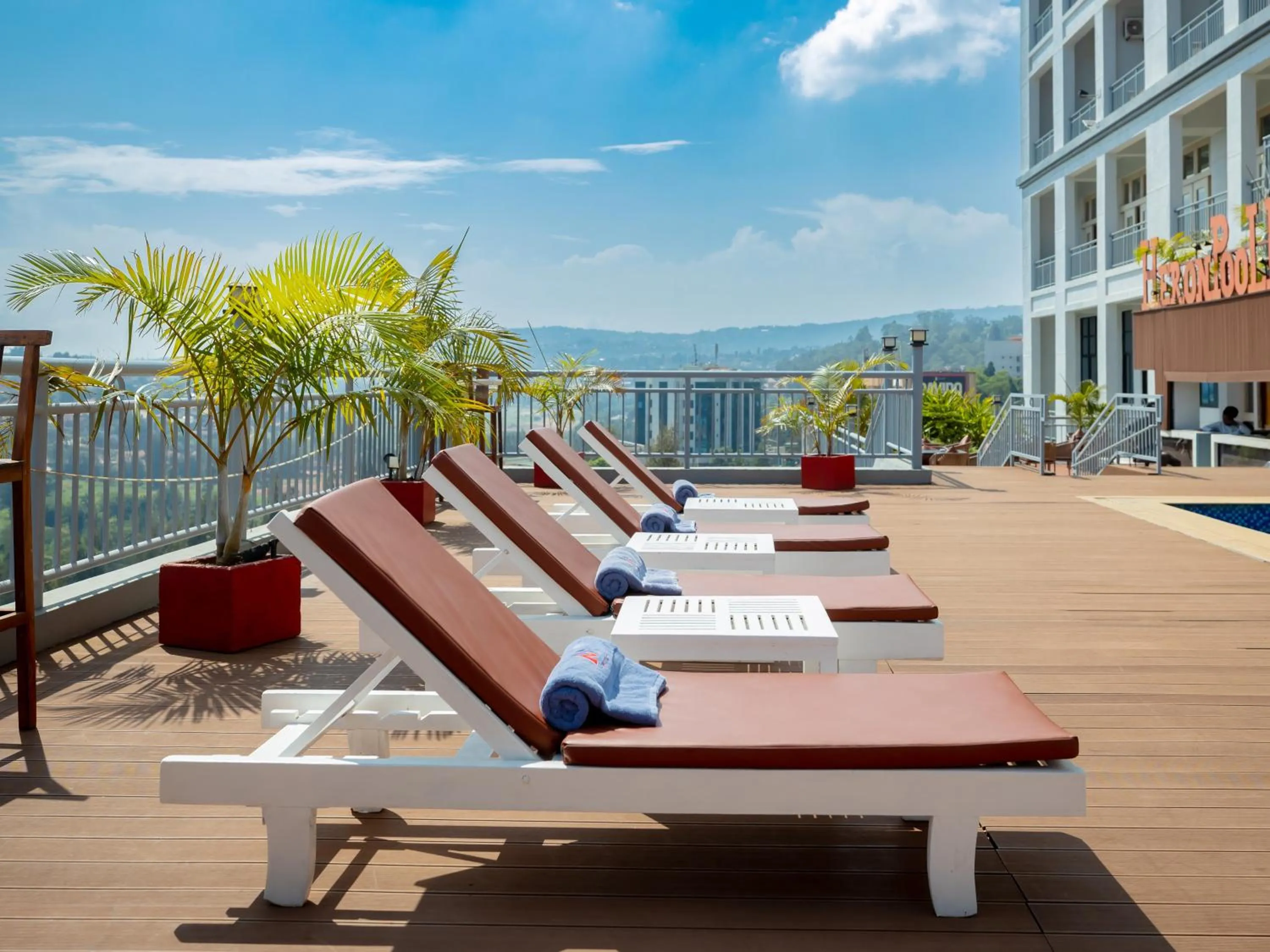 Swimming pool in M Hotel Kigali