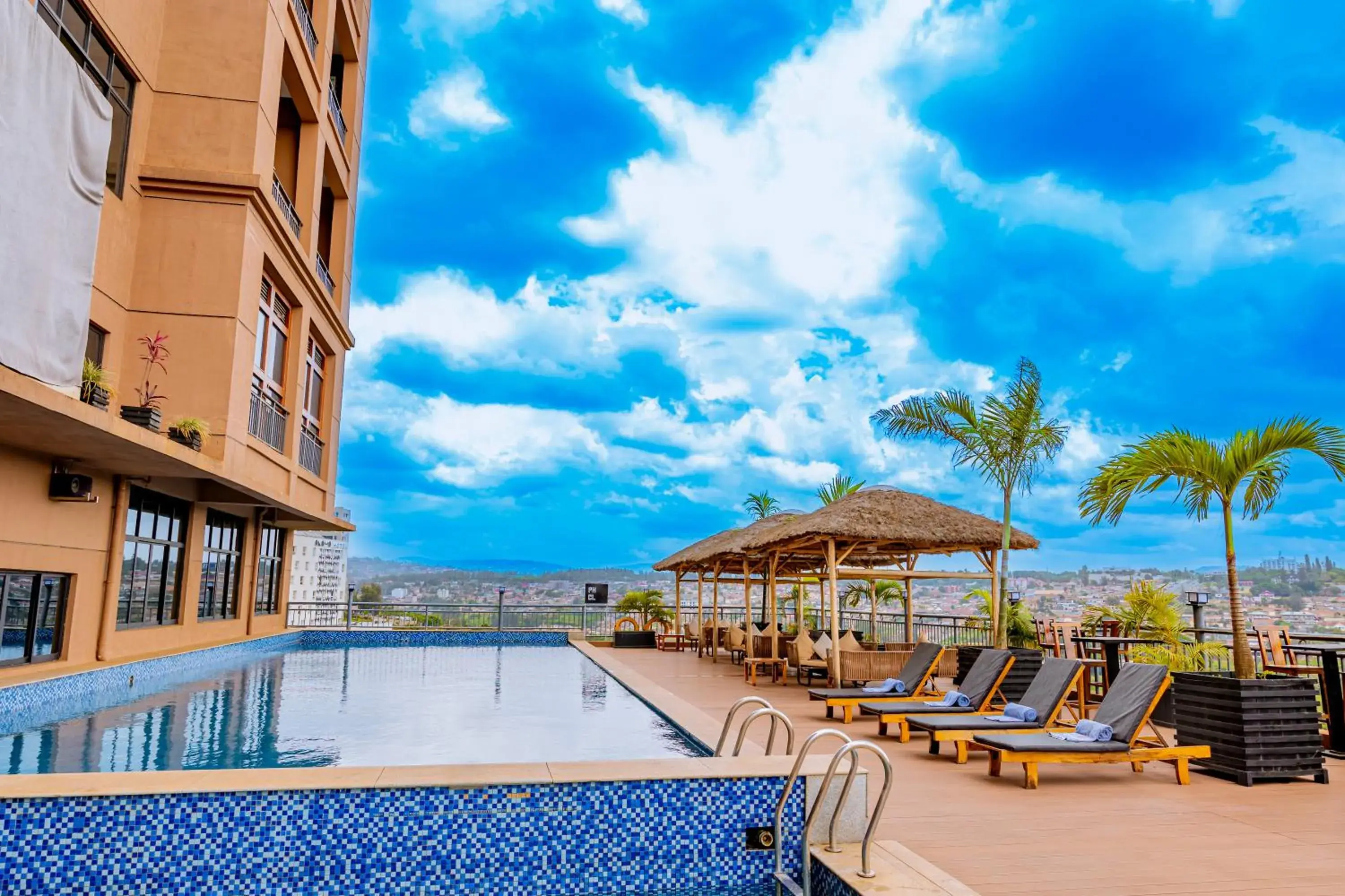 Swimming pool in M Hotel Kigali Swimming pool in M Hotel Kigali