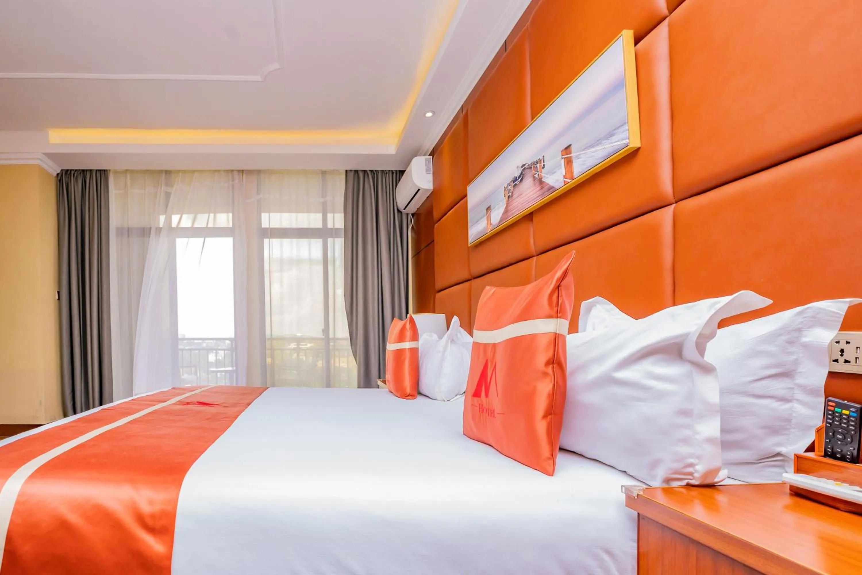 Bed in M Hotel Kigali