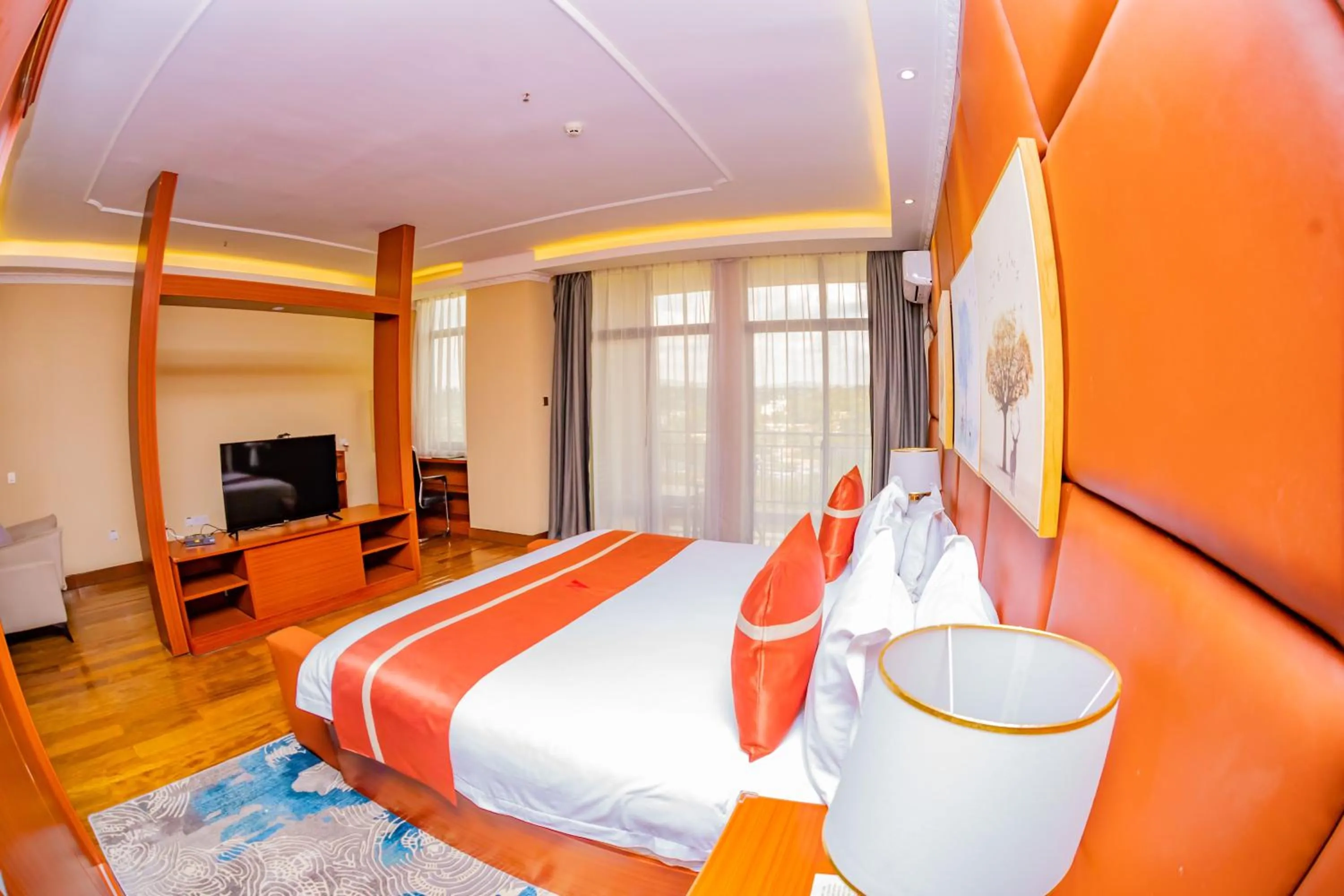 Property building, Bed in M Hotel Kigali
