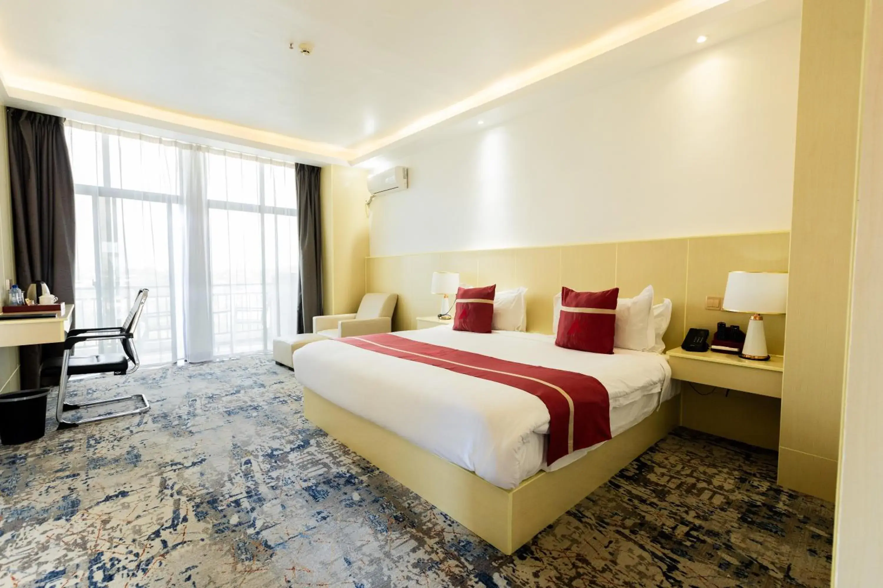 Property building, Bed in M Hotel Kigali Property building, Bed in M Hotel Kigali