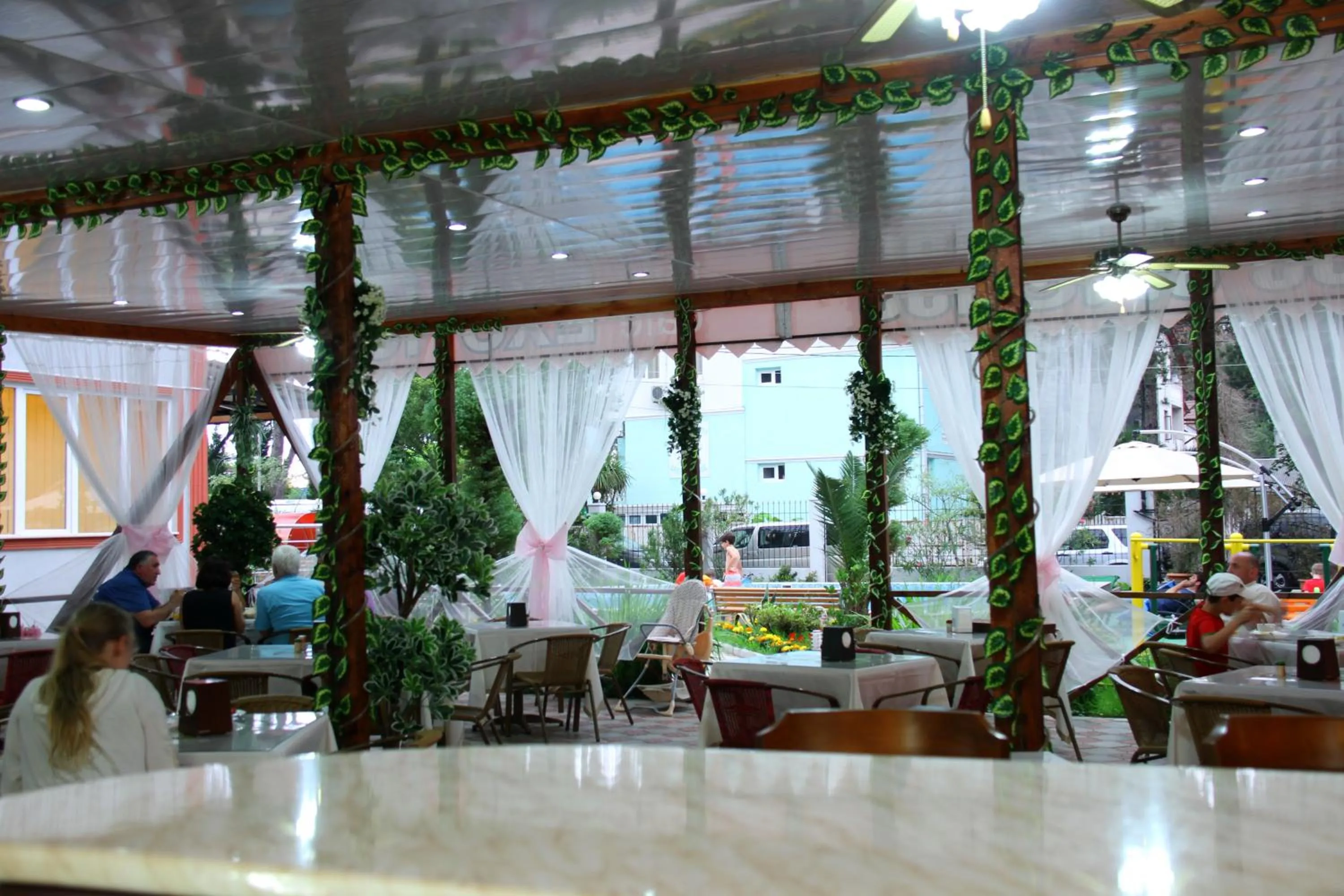 Dining area in Hotel Exotica