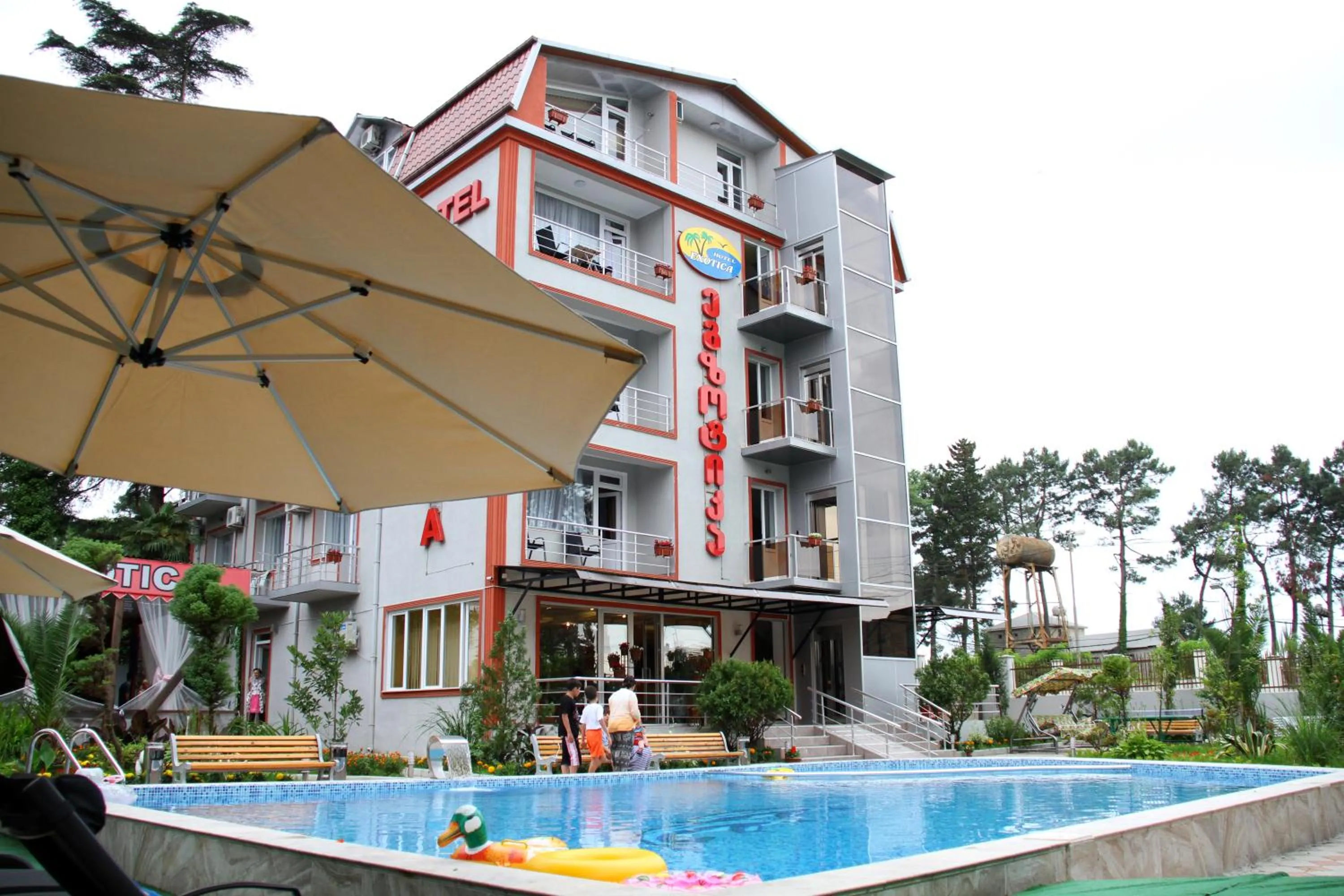 Garden view in Hotel Exotica