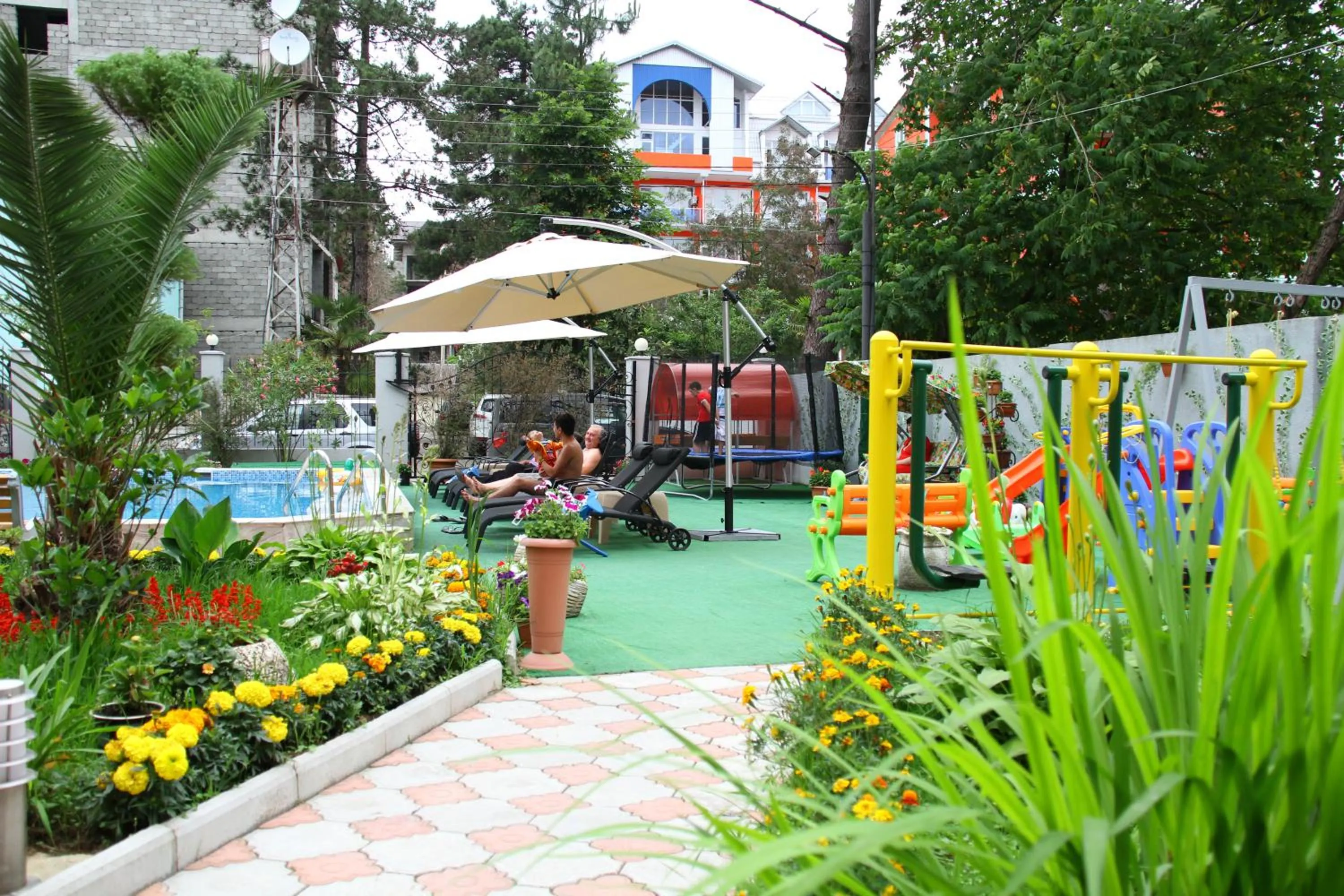 Garden view in Hotel Exotica