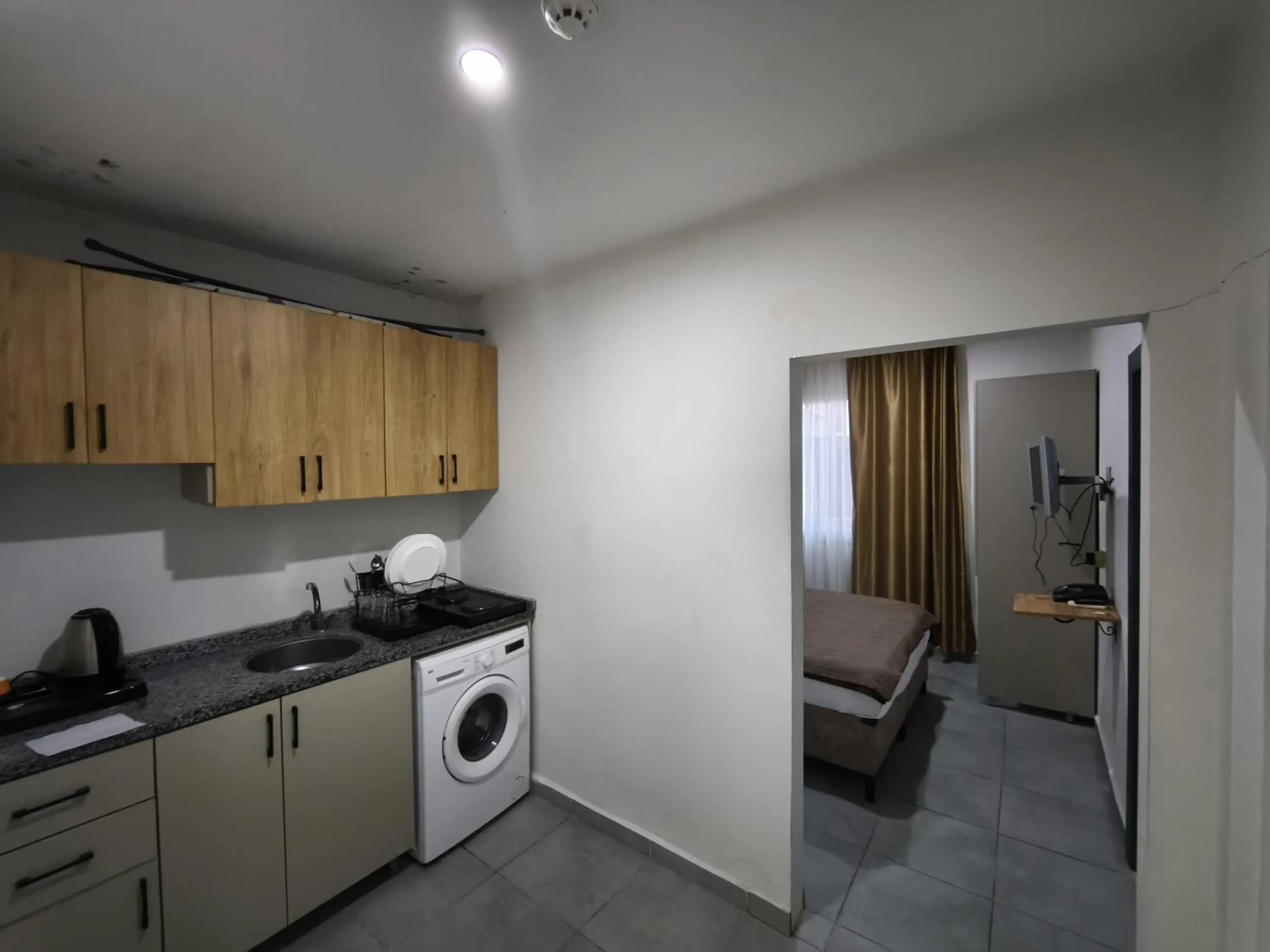 Kitchen or kitchenette in Babil Hotel