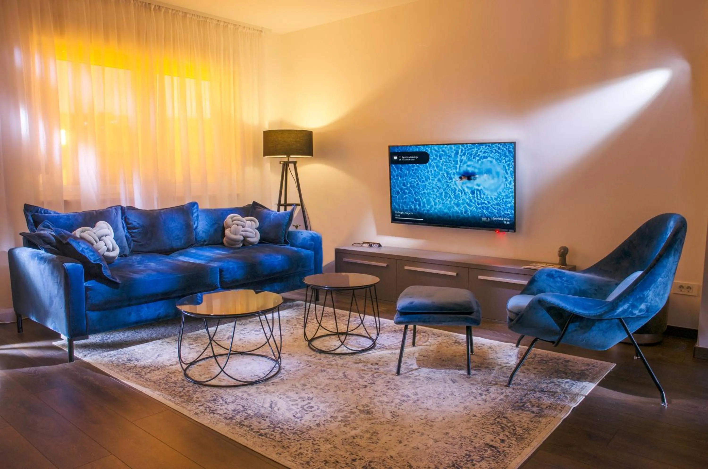 Seating area in Villa Kap