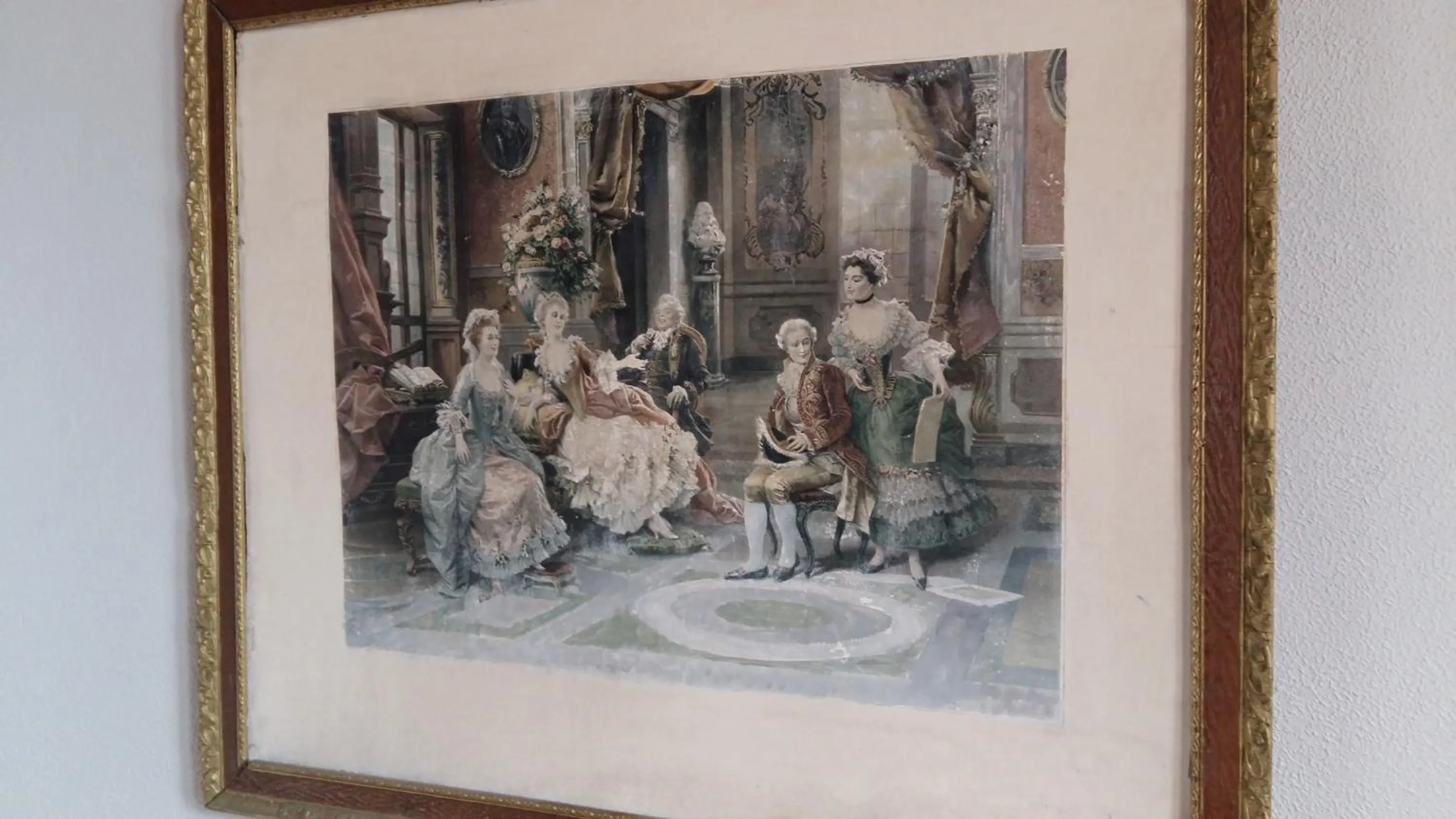 Decorative detail in La Villa L'Argentine