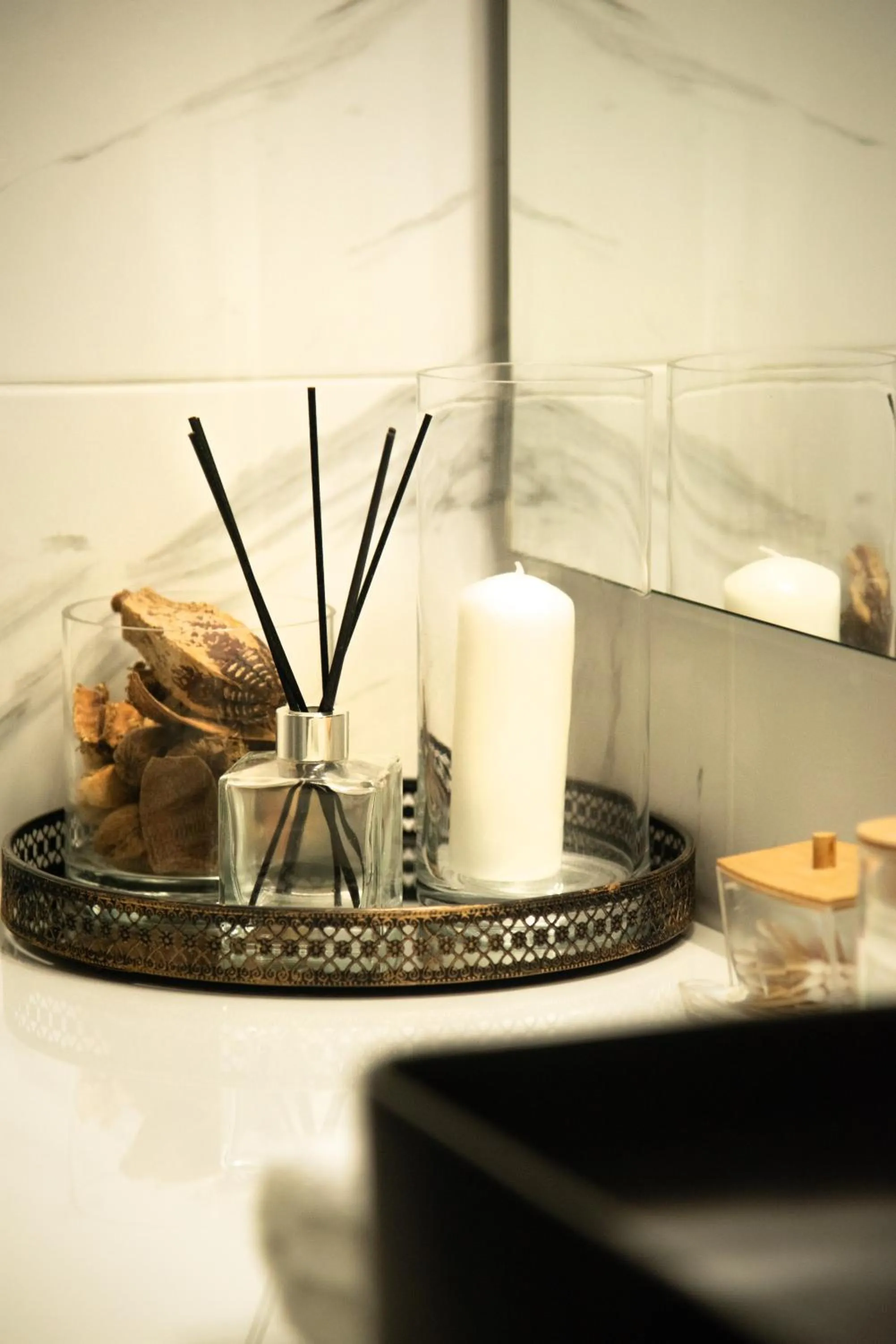 Decorative detail in Victoria's Suites Corfu