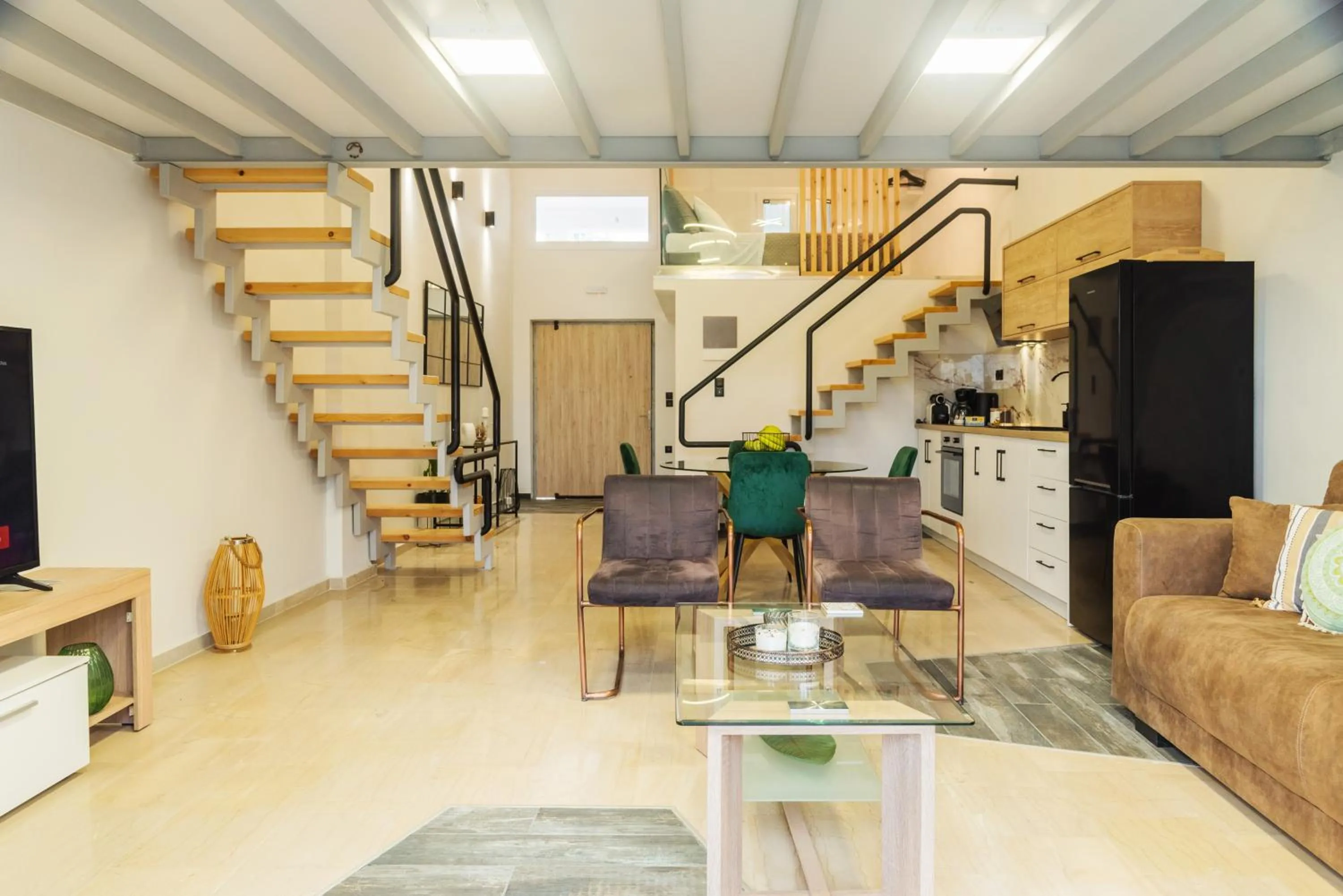 Living room in Victoria's Suites Corfu