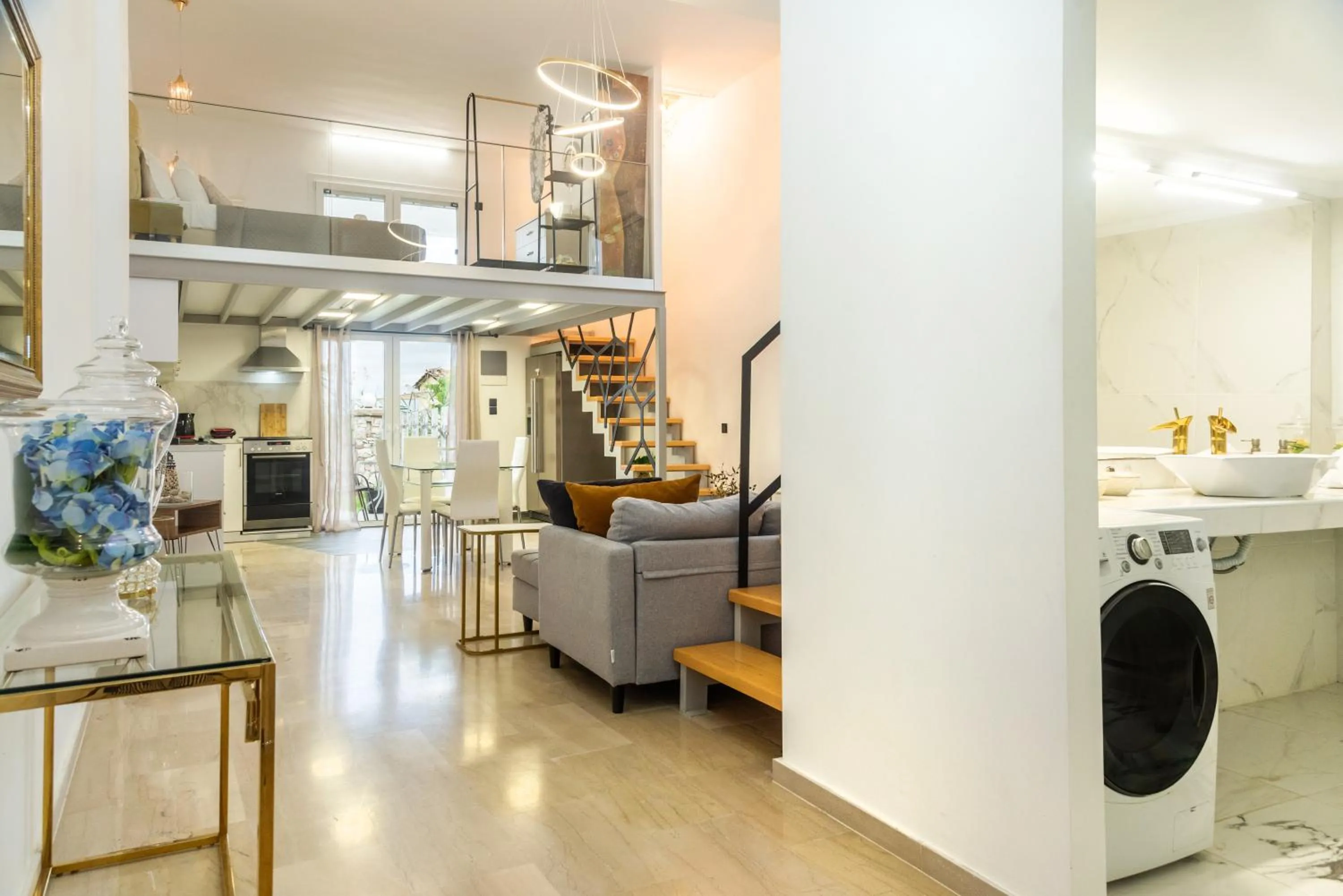 Living room in Victoria's Suites Corfu