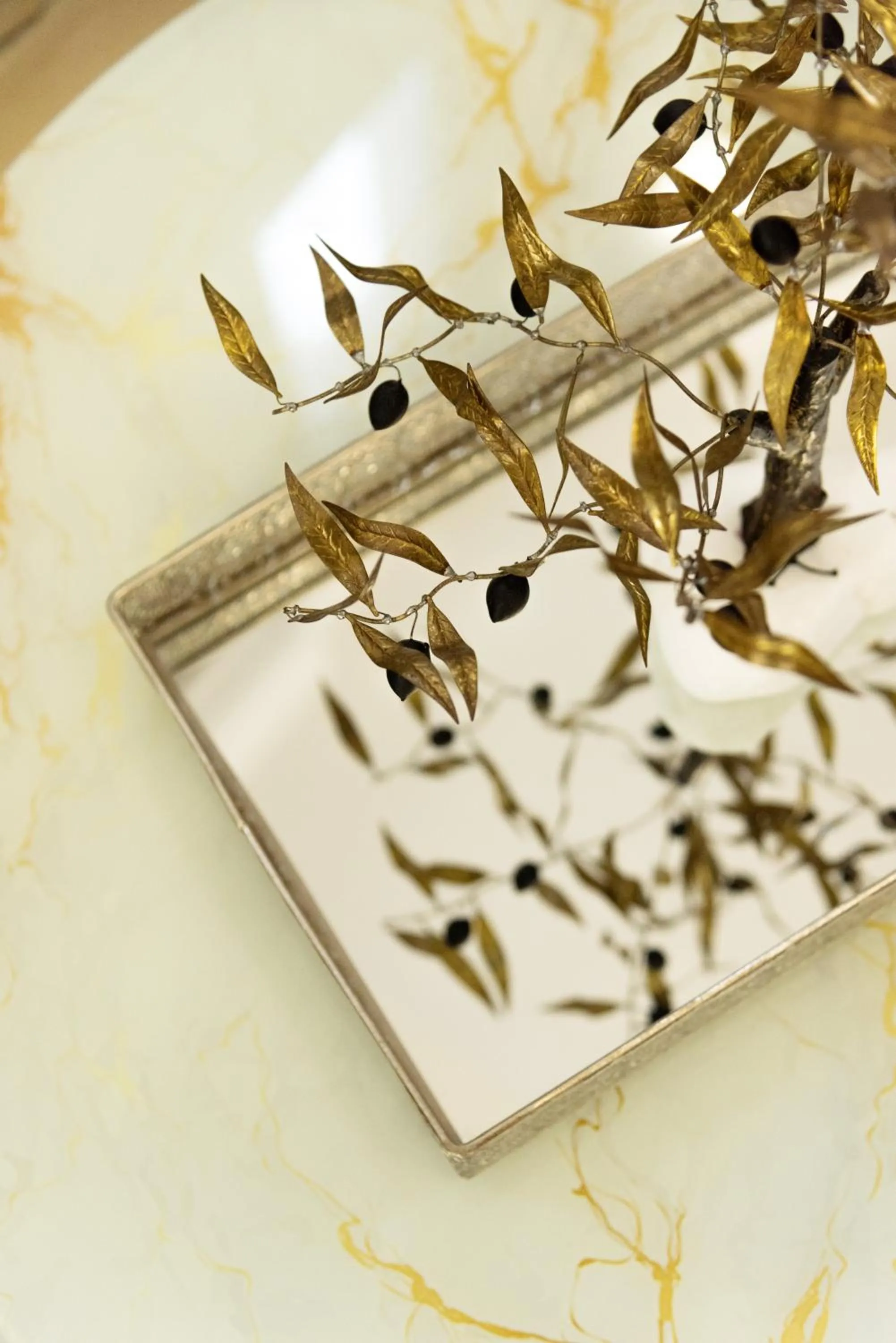 Decorative detail in Victoria's Suites Corfu