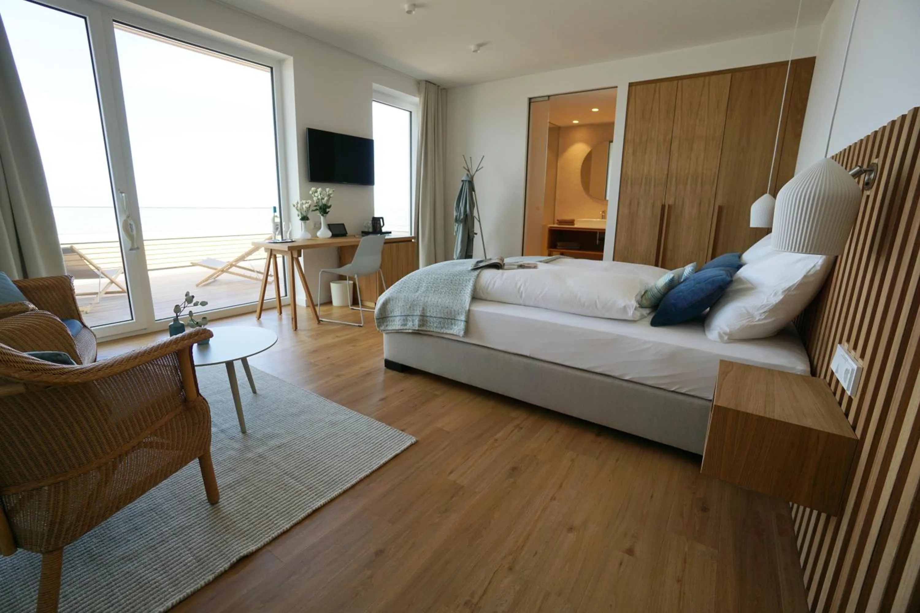 Photo of the whole room, Bed in Hotel Strandhus