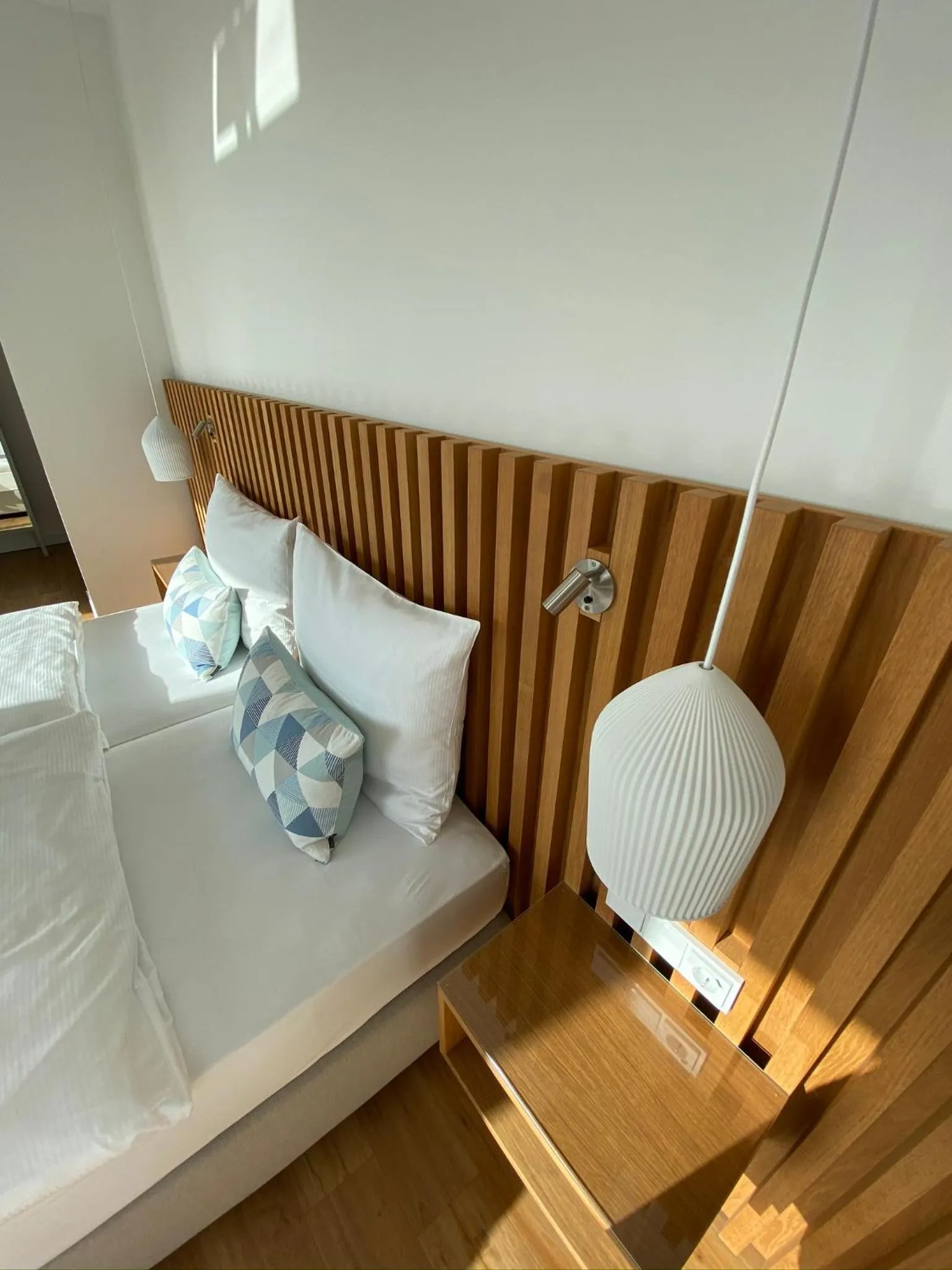 Decorative detail, Bed in Hotel Strandhus