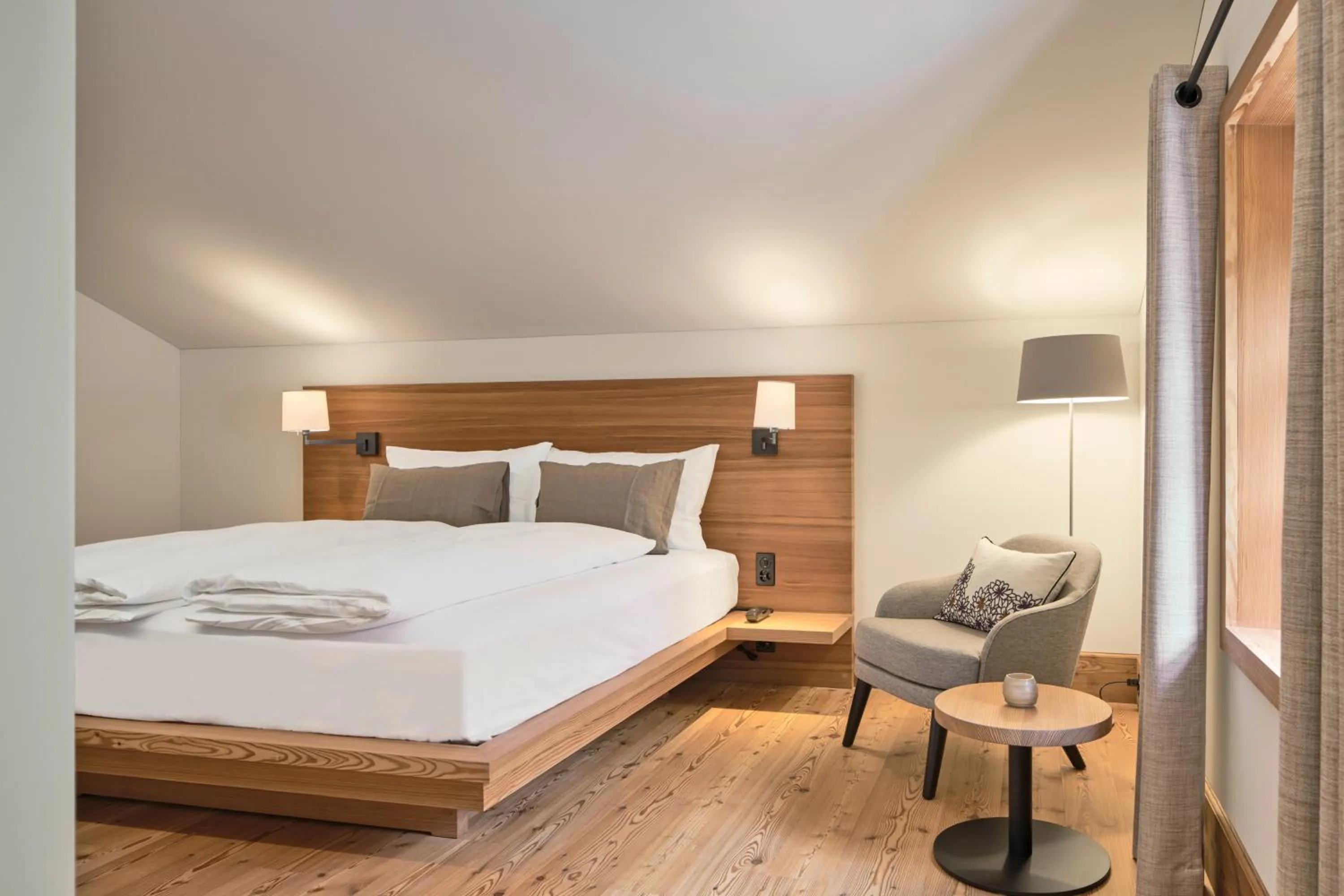 Bed in Hotel Post Andeer