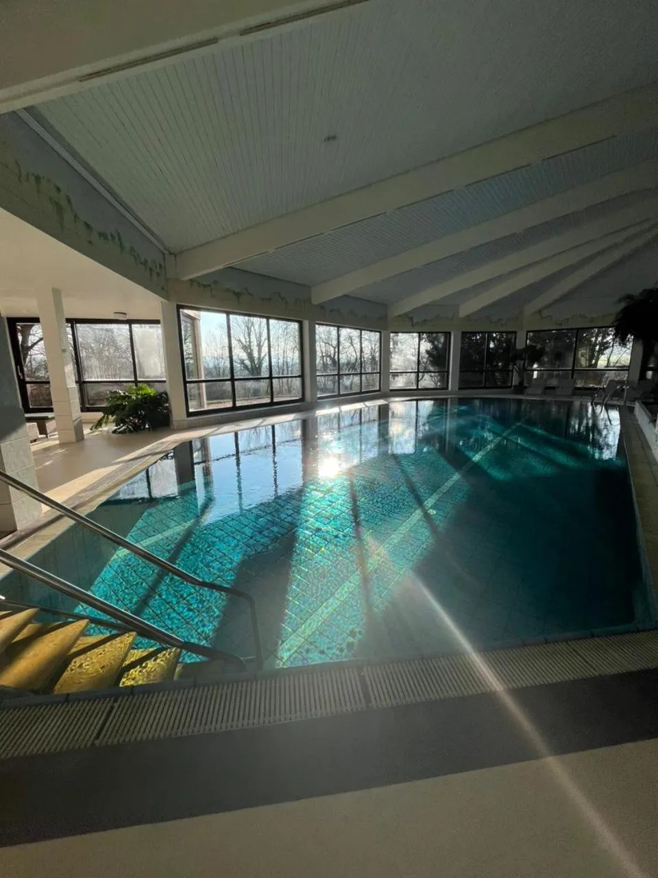 Pool view in Parkhotel Maasberg GmbH