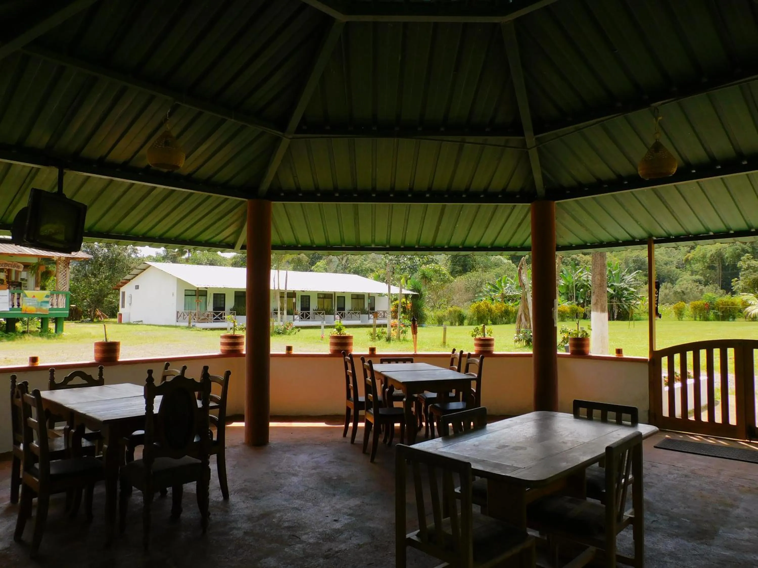 Patio in Puerto Quito Lodge
