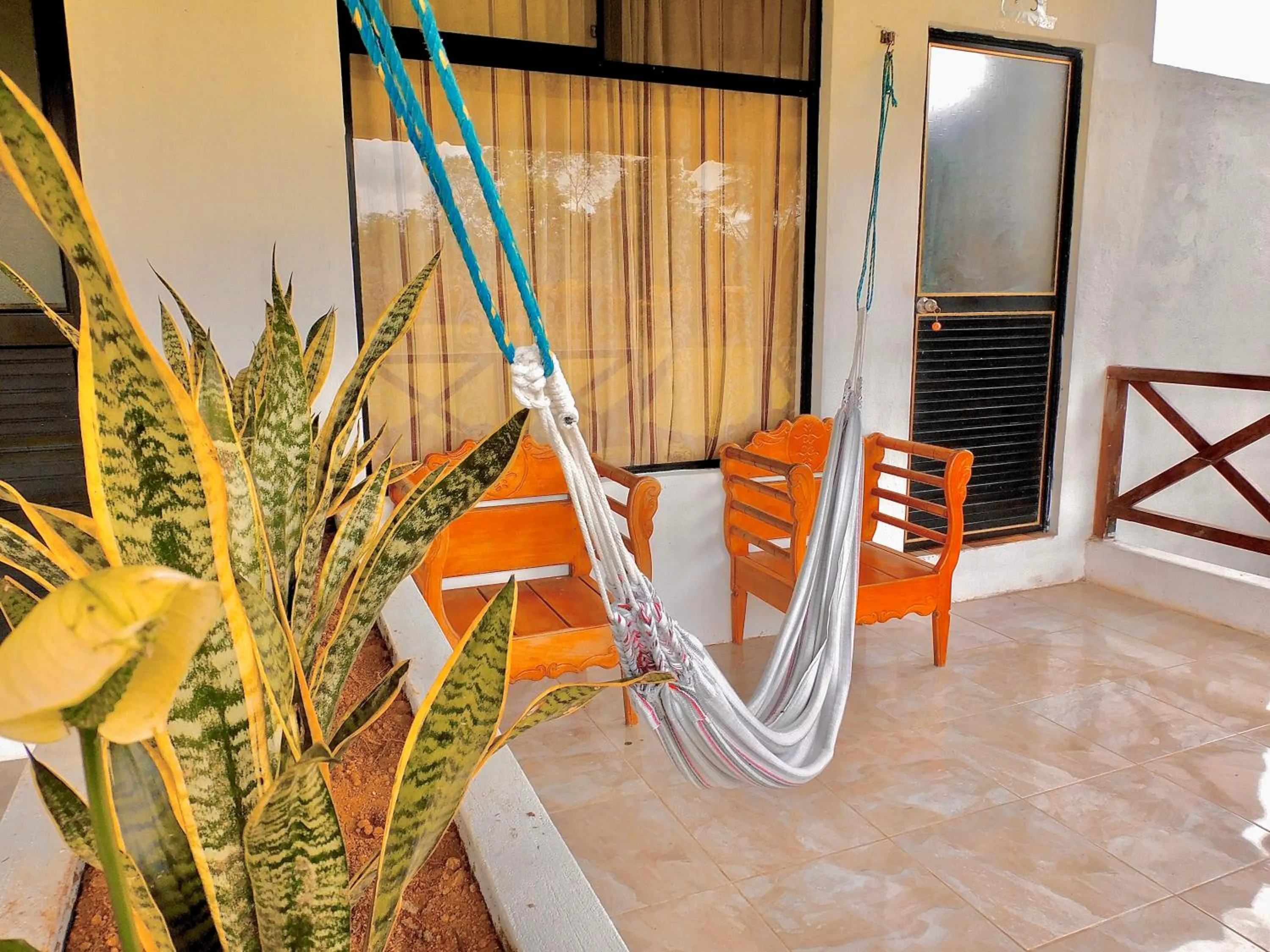 Patio in Puerto Quito Lodge - Las Iguanas