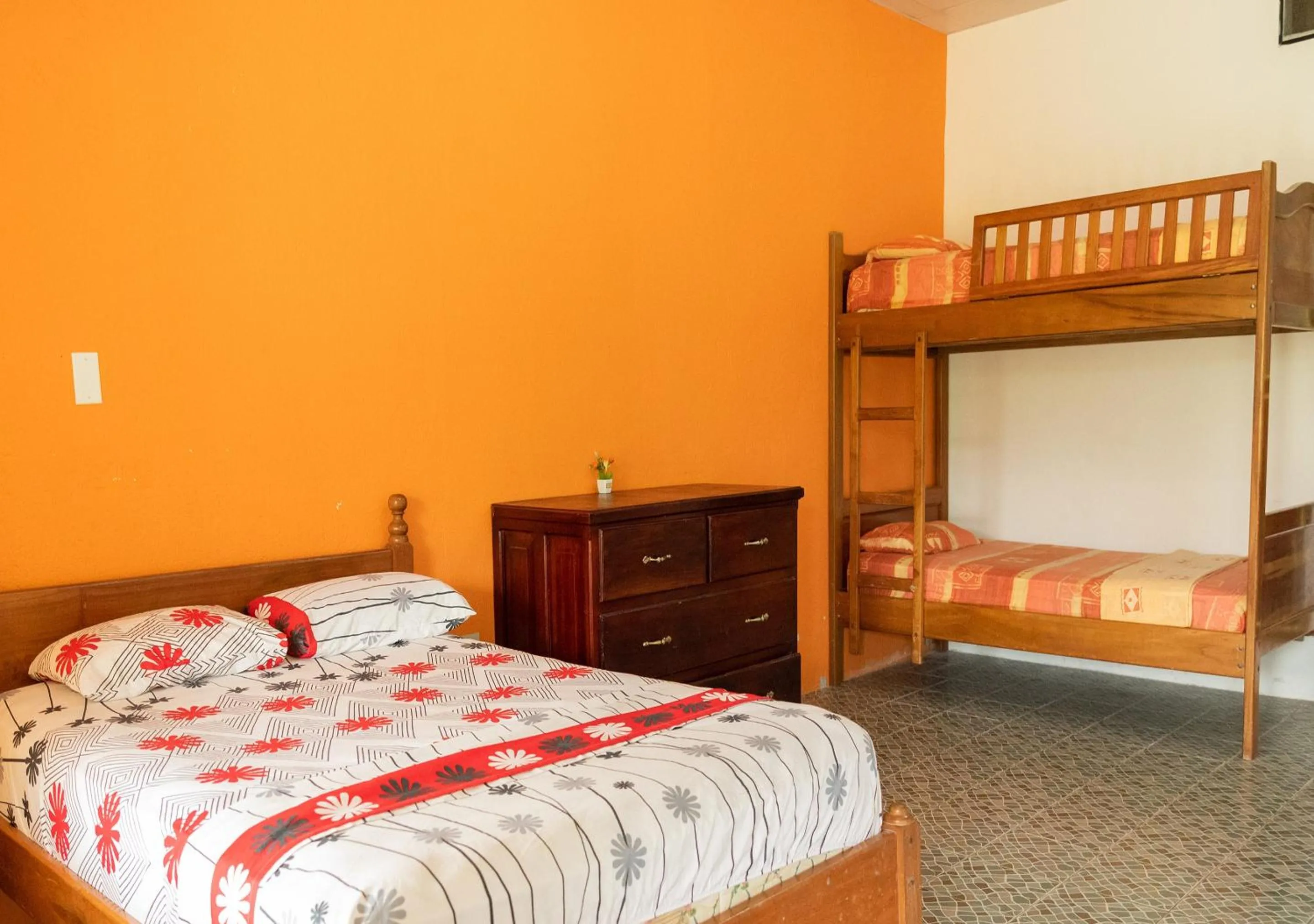 Bed in Puerto Quito Lodge