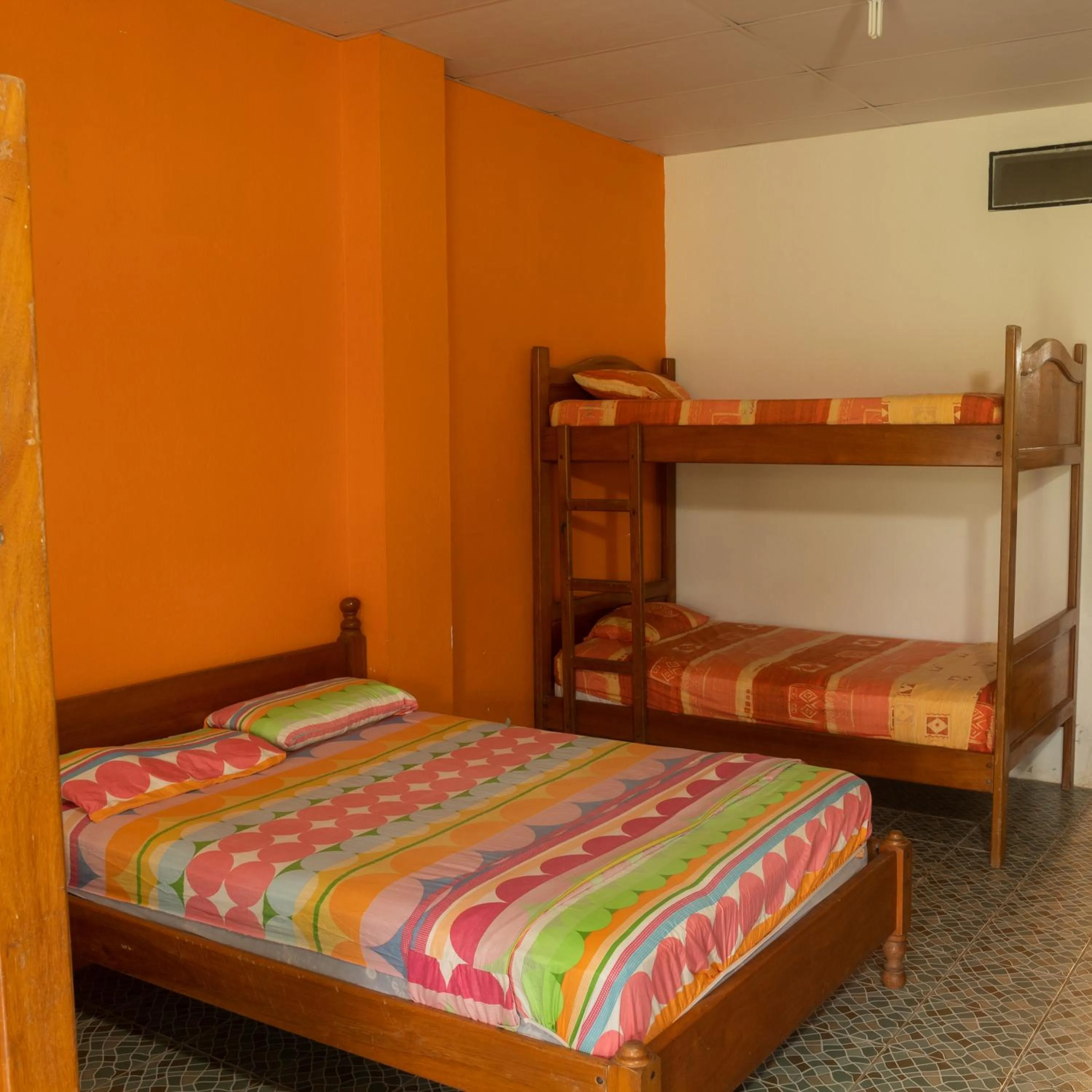 Bed in Puerto Quito Lodge
