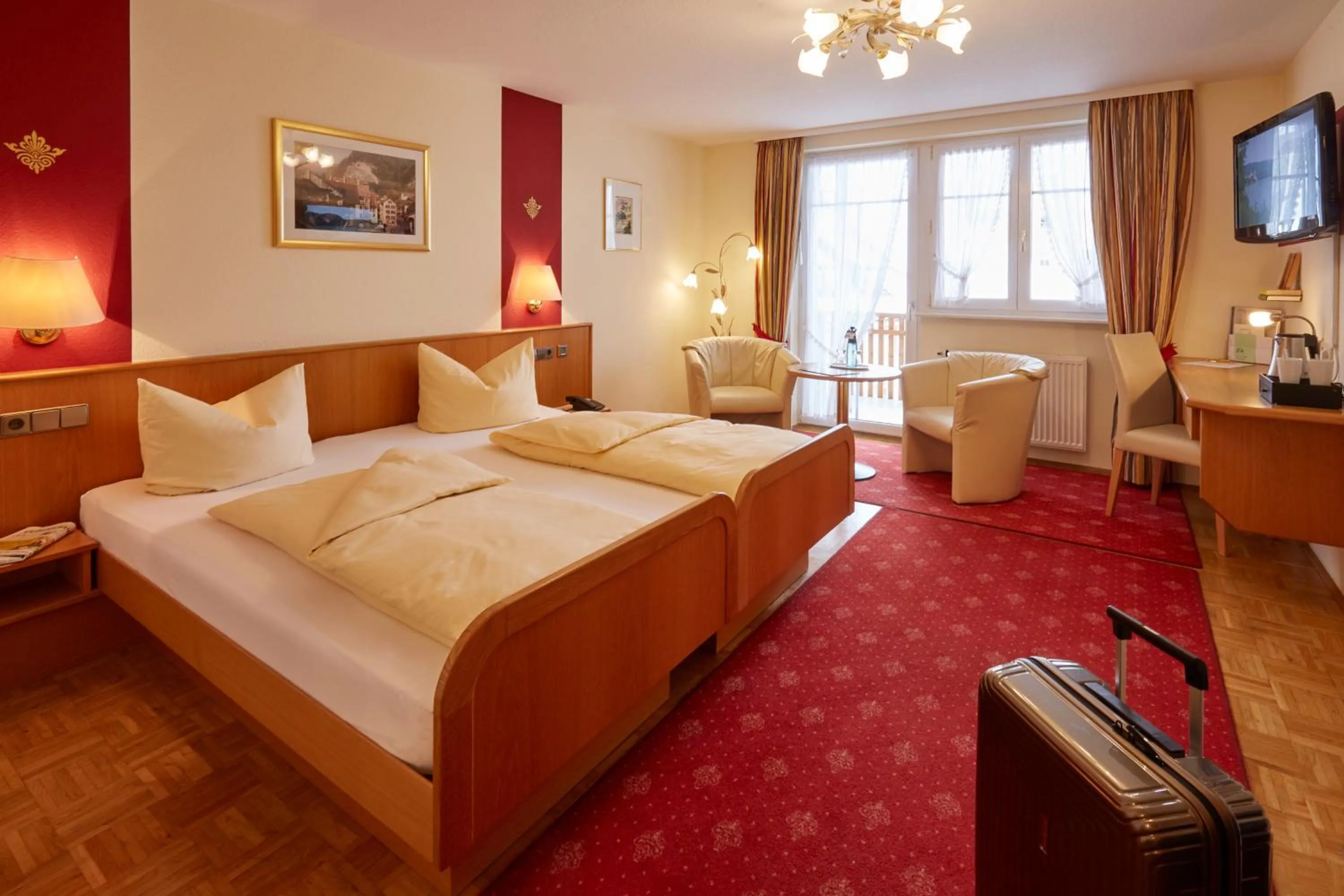 Photo of the whole room, Bed in Hotel Restaurant Lindenhof