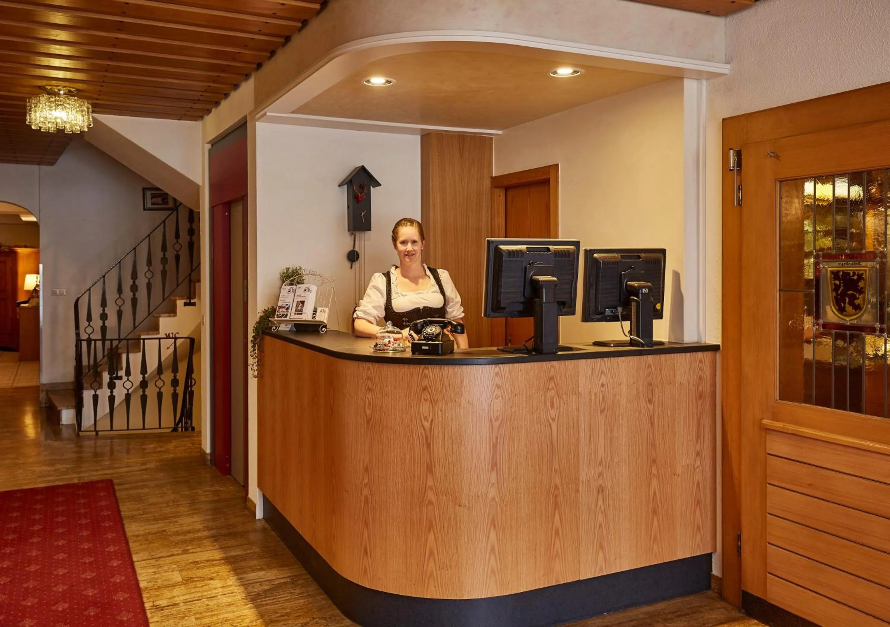 Lobby or reception in Hotel Restaurant Lindenhof