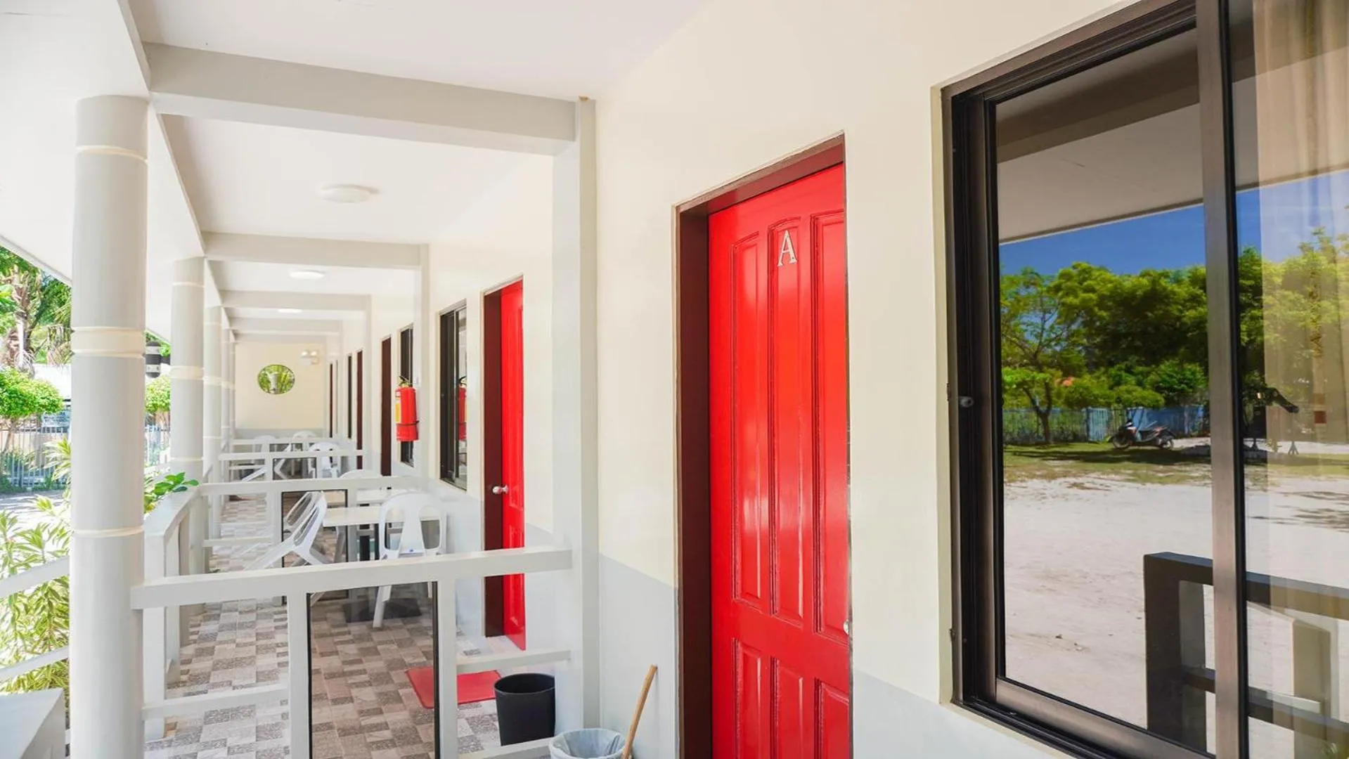 Patio in NorthVille Beach Resort powered by Cocotel