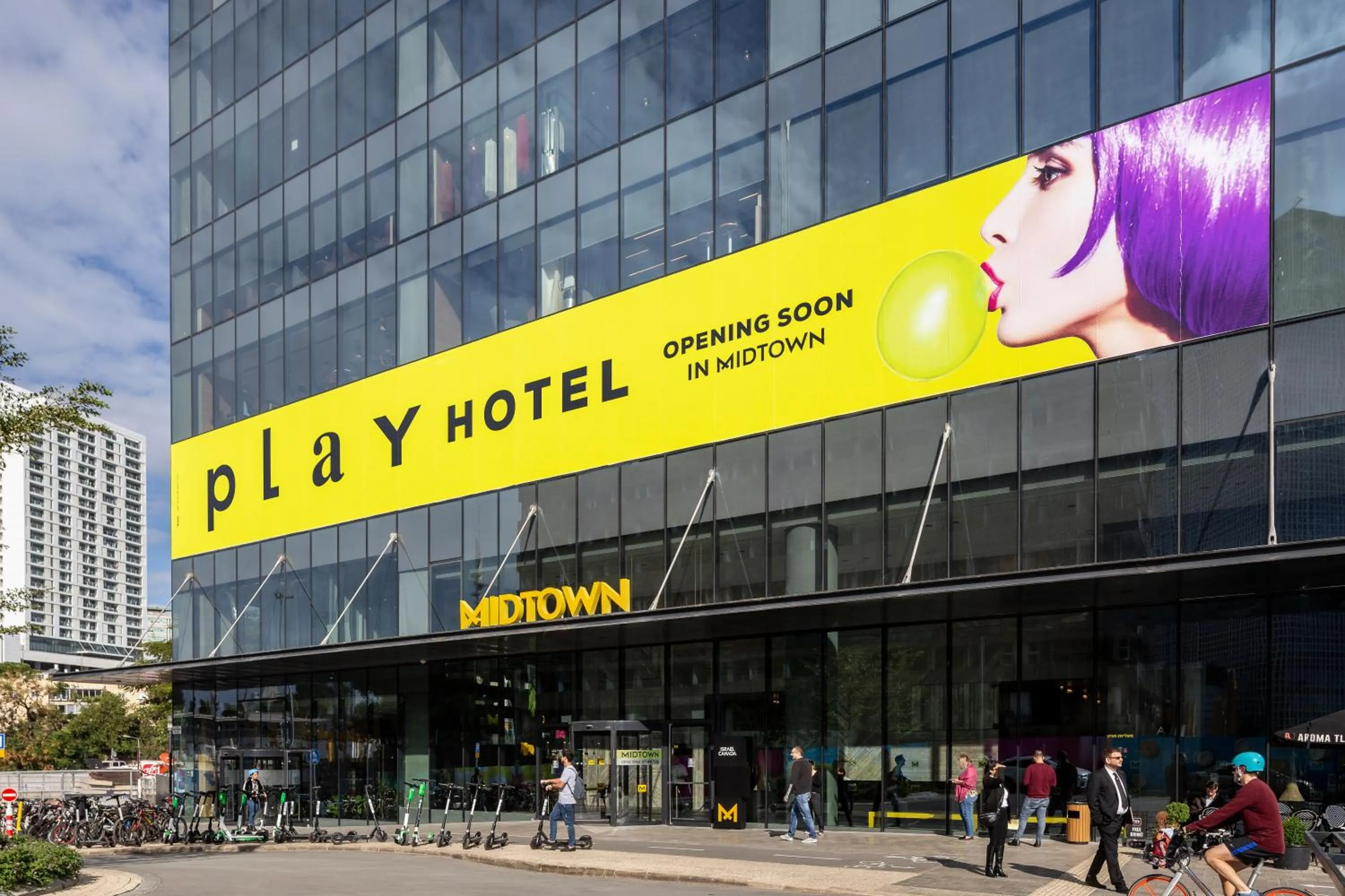 Property building in Play Midtown Hotel Tel Aviv