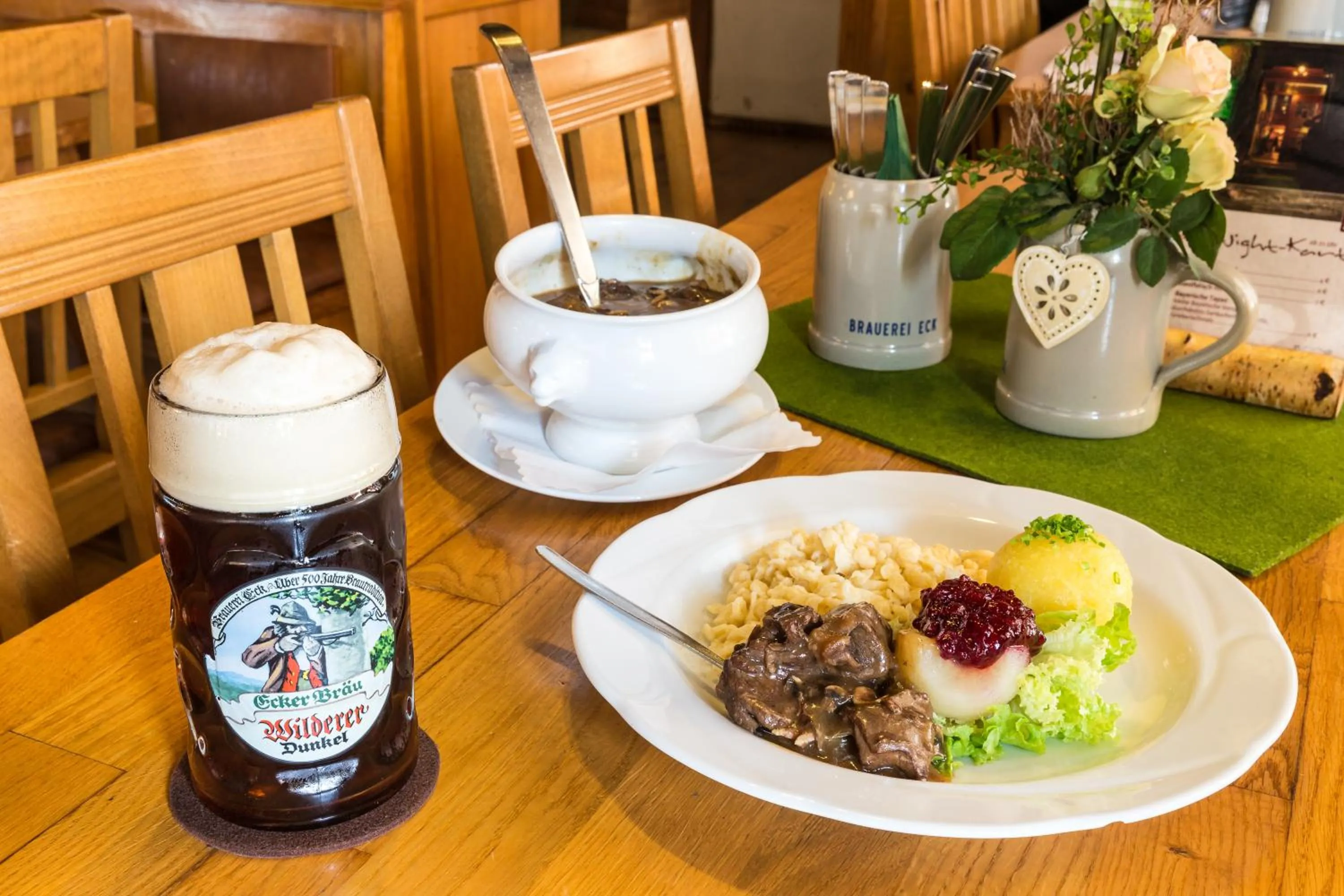 Food close-up in Brauerei-Gasthof Eck