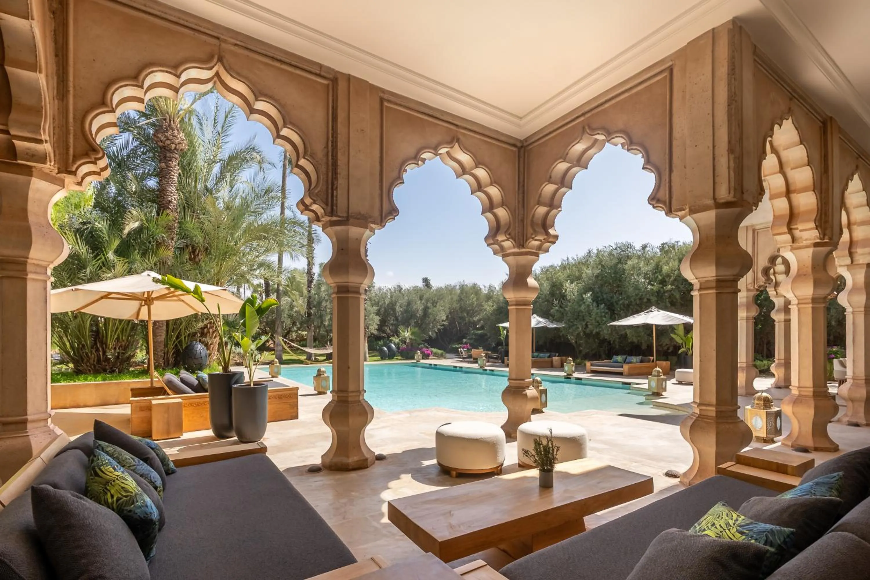 Patio in Palais Namaskar