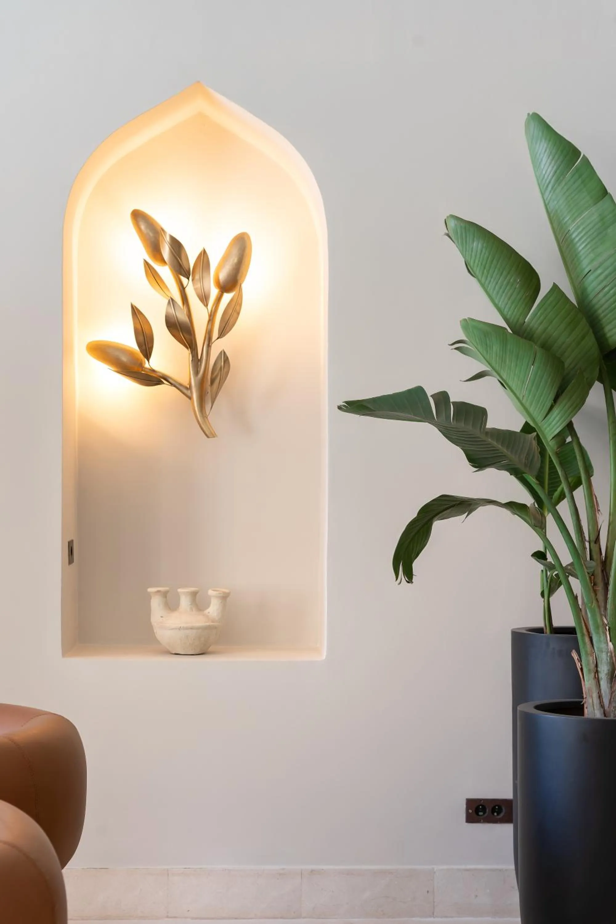 Decorative detail in Palais Namaskar