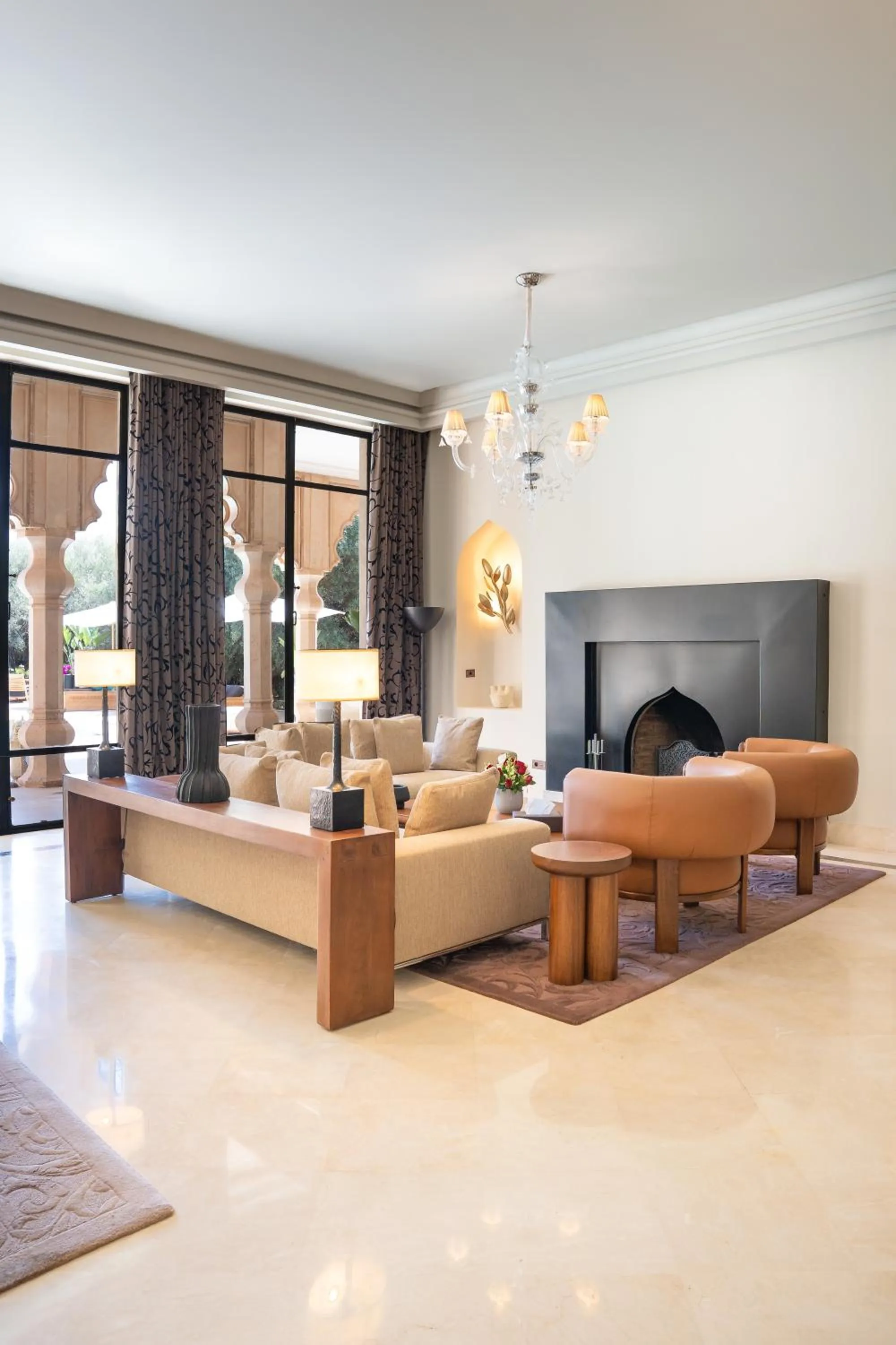 Living room in Palais Namaskar