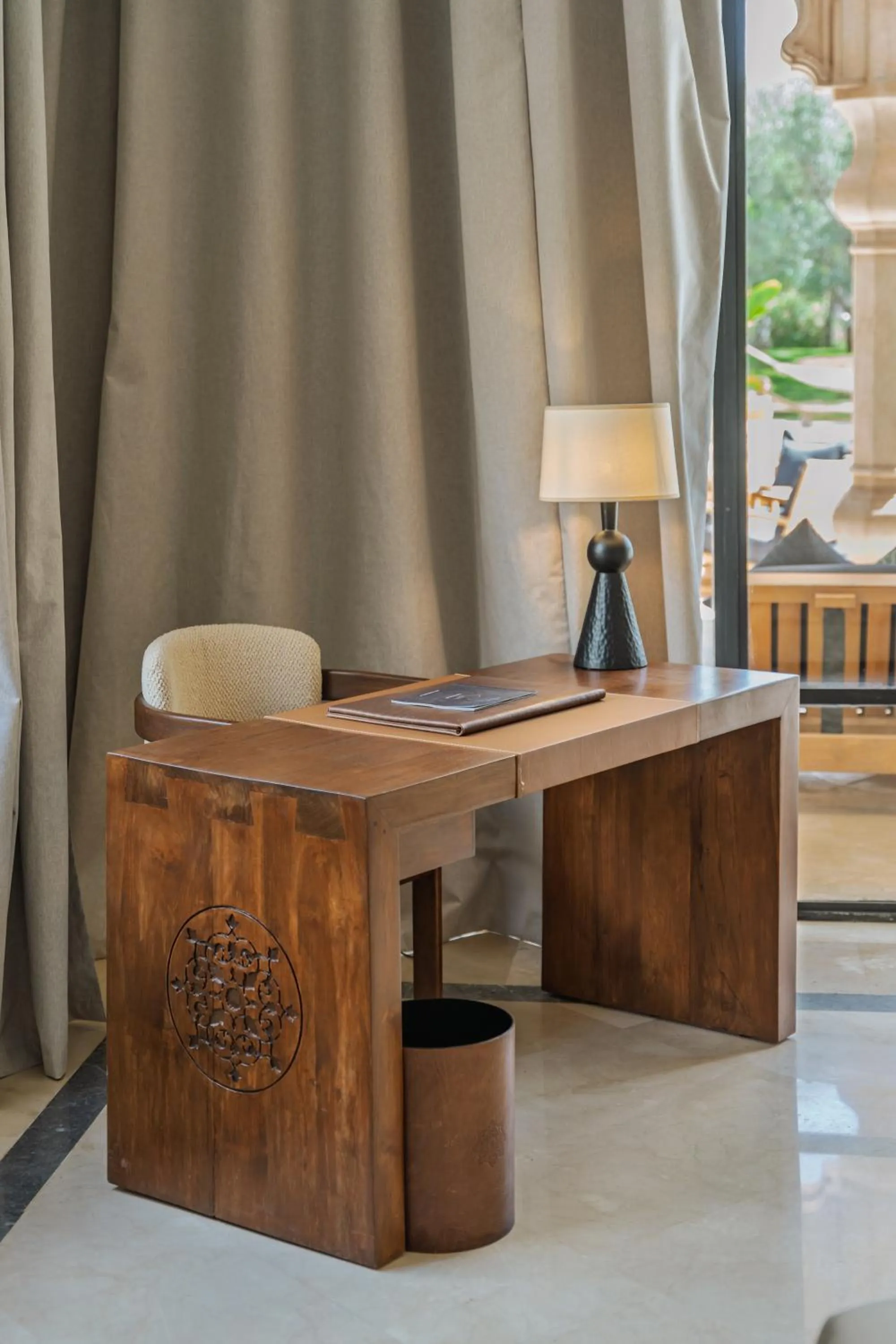 Seating area in Palais Namaskar