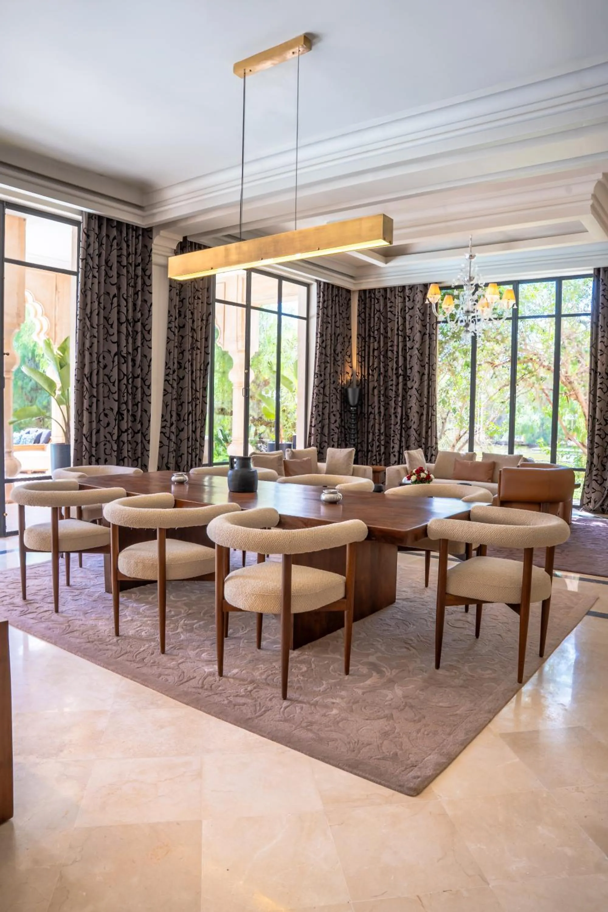 Living room in Palais Namaskar