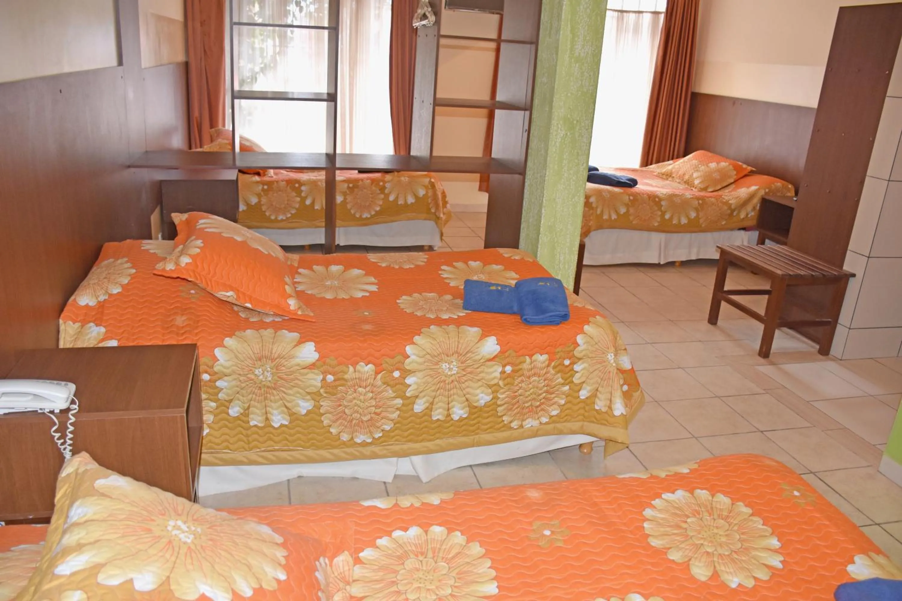 Decorative detail, Bed in Hotel Mitru
