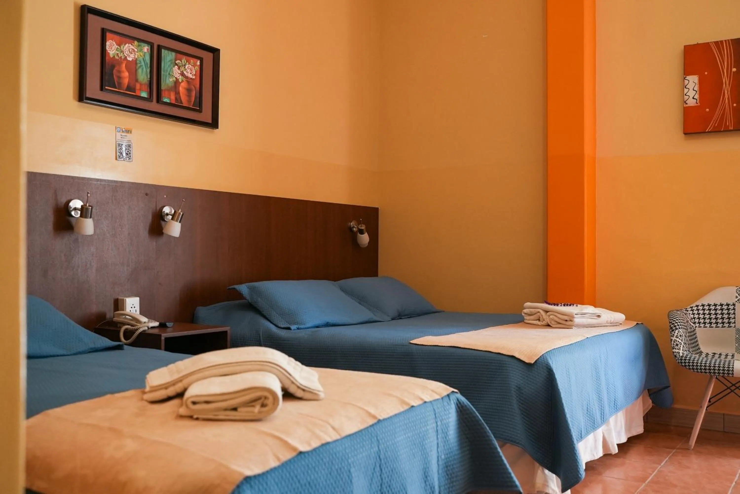 Bed in Hotel Mitru