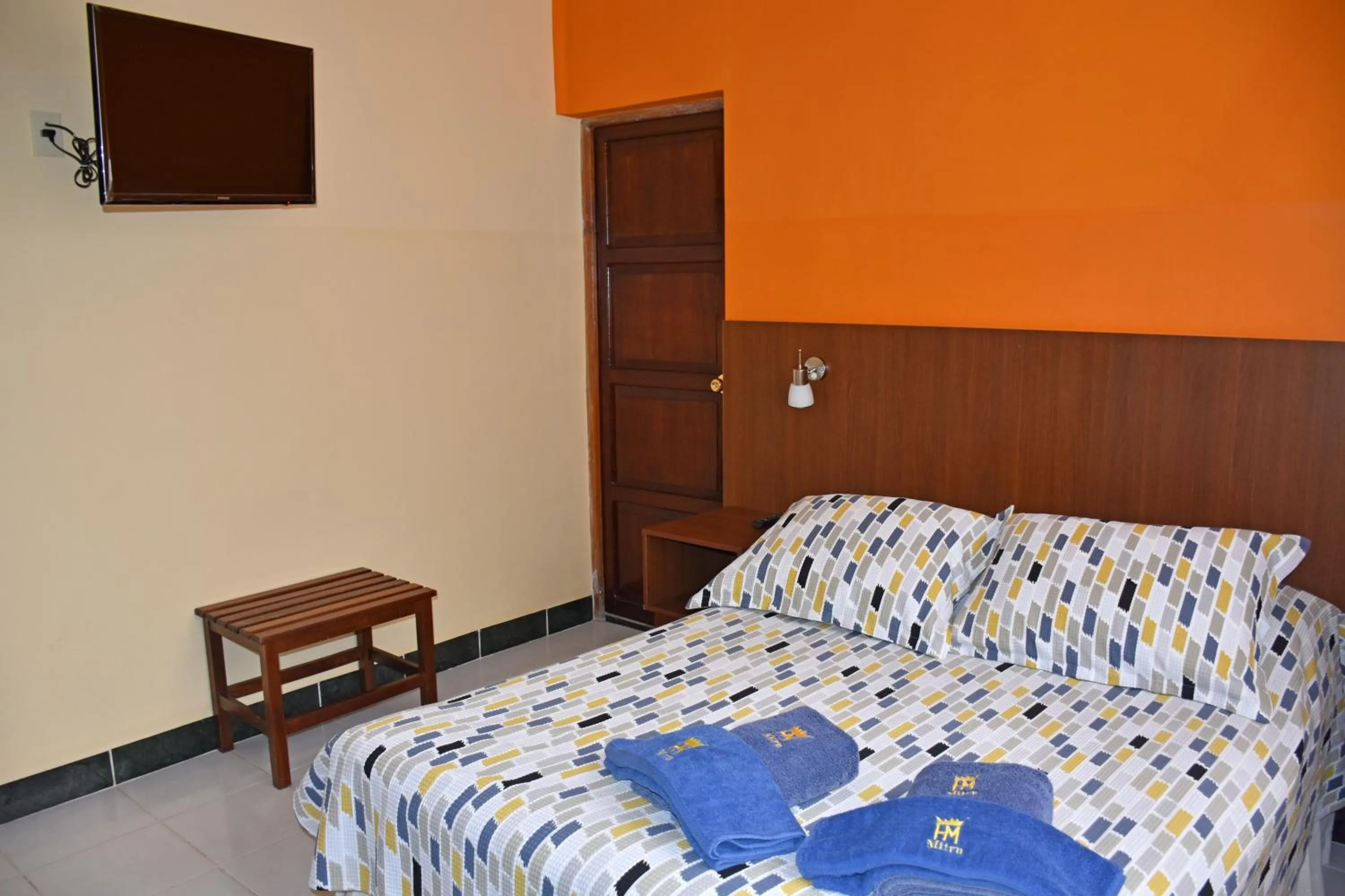 Bed in Hotel Mitru