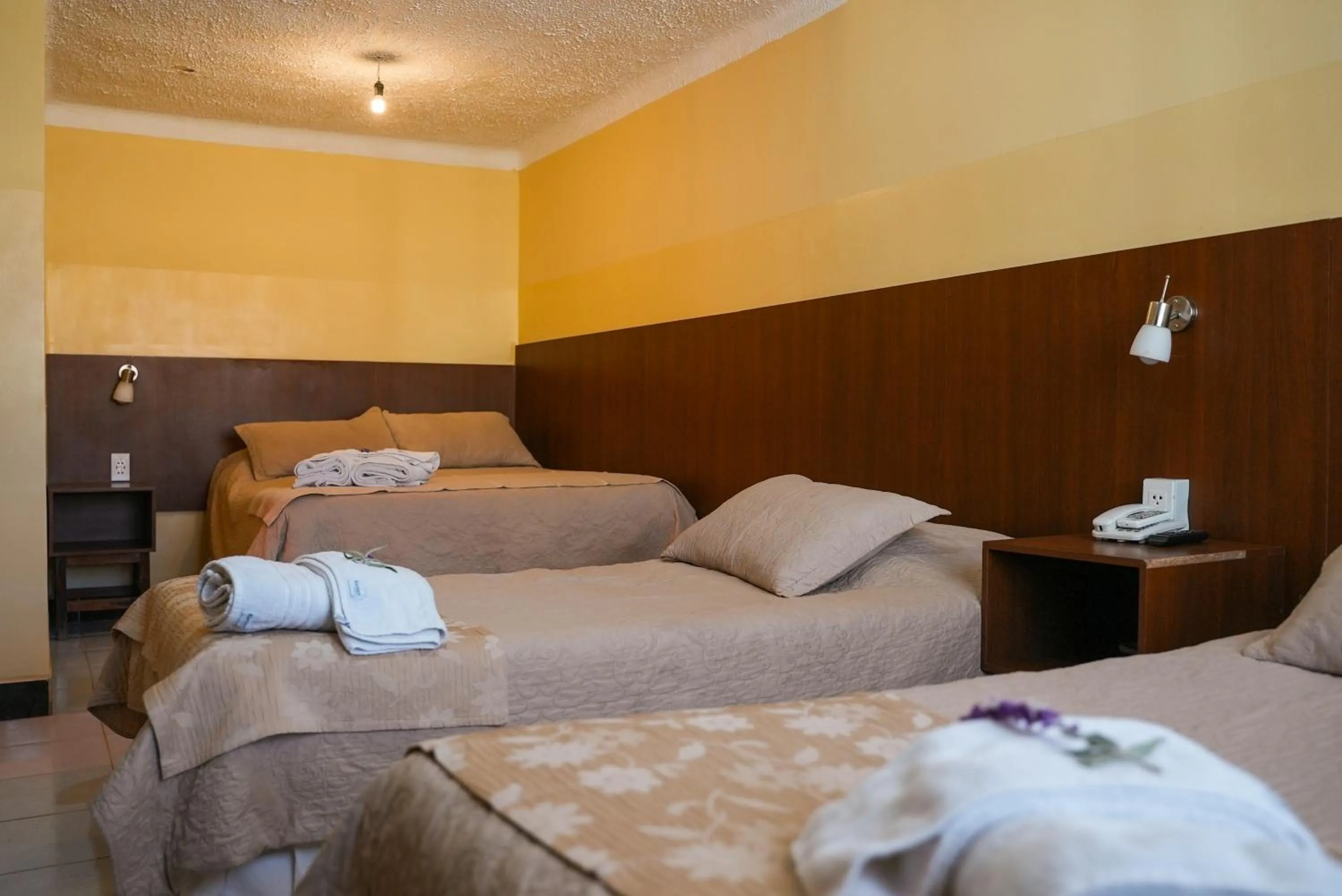 Bed in Hotel Mitru