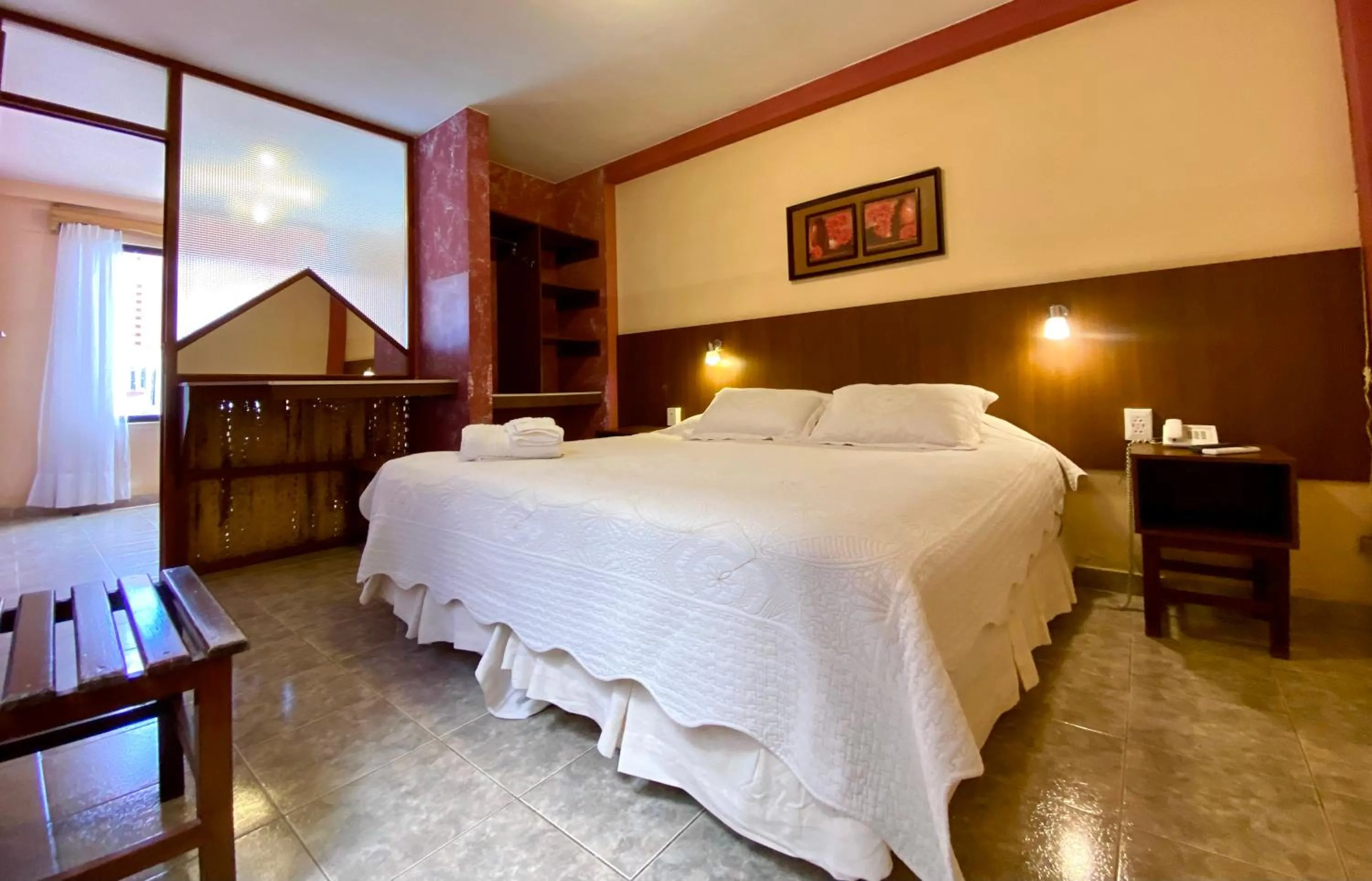 Bedroom, Bed in Hotel Mitru