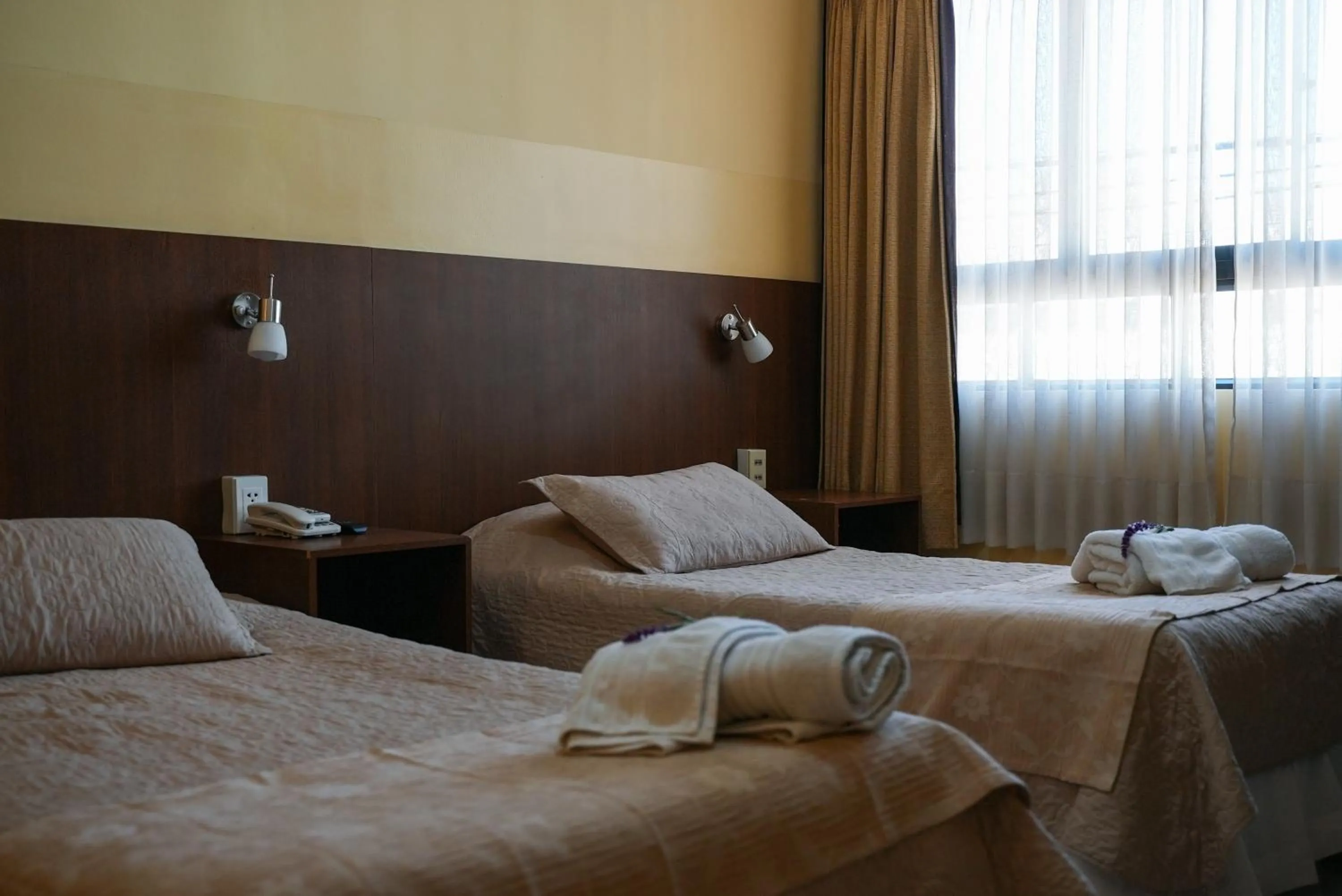 Bed in Hotel Mitru